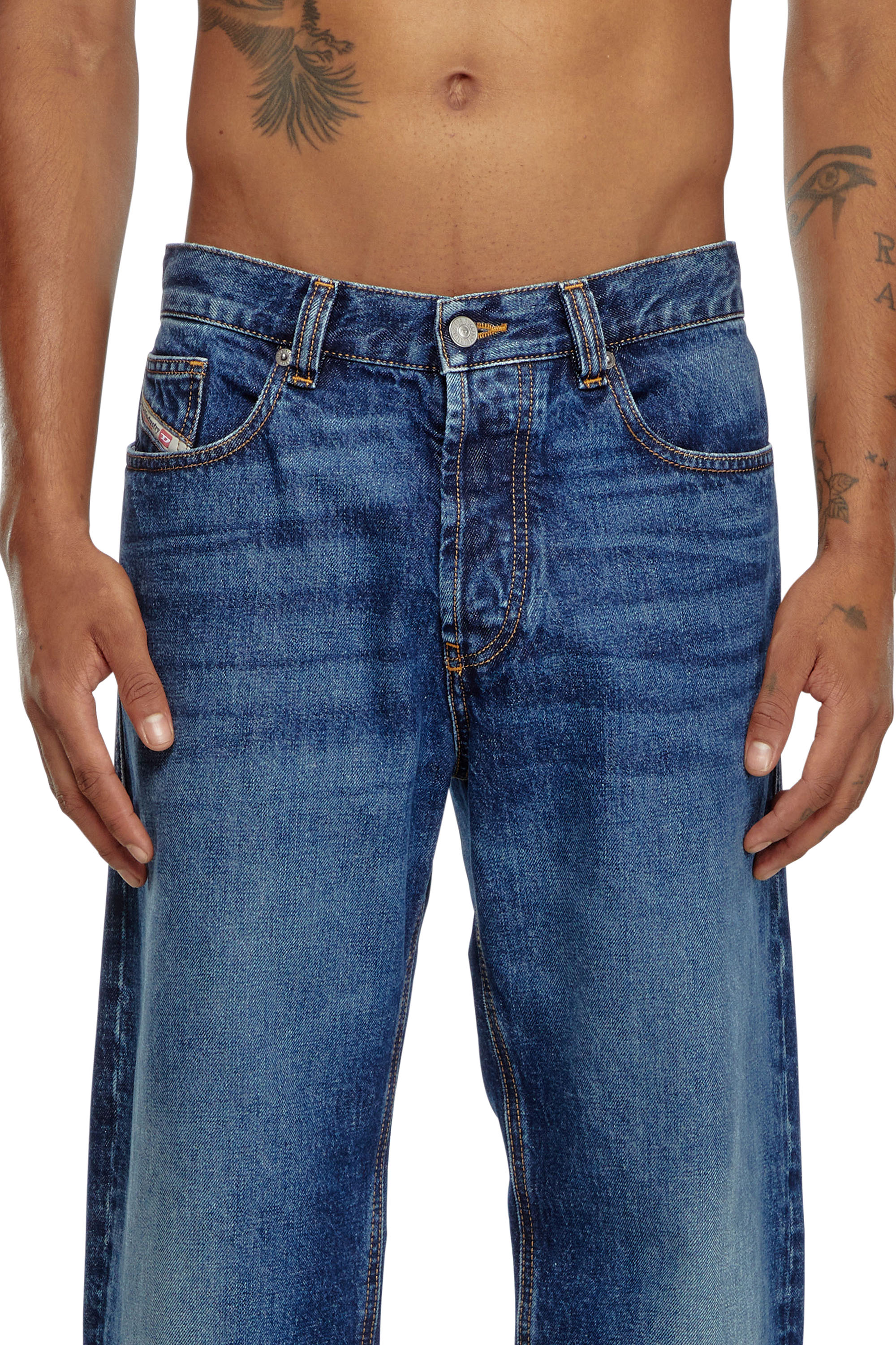 Diesel - Man's Regular Jeans 2010 D-Macs 09I27, Dark Blue - 5