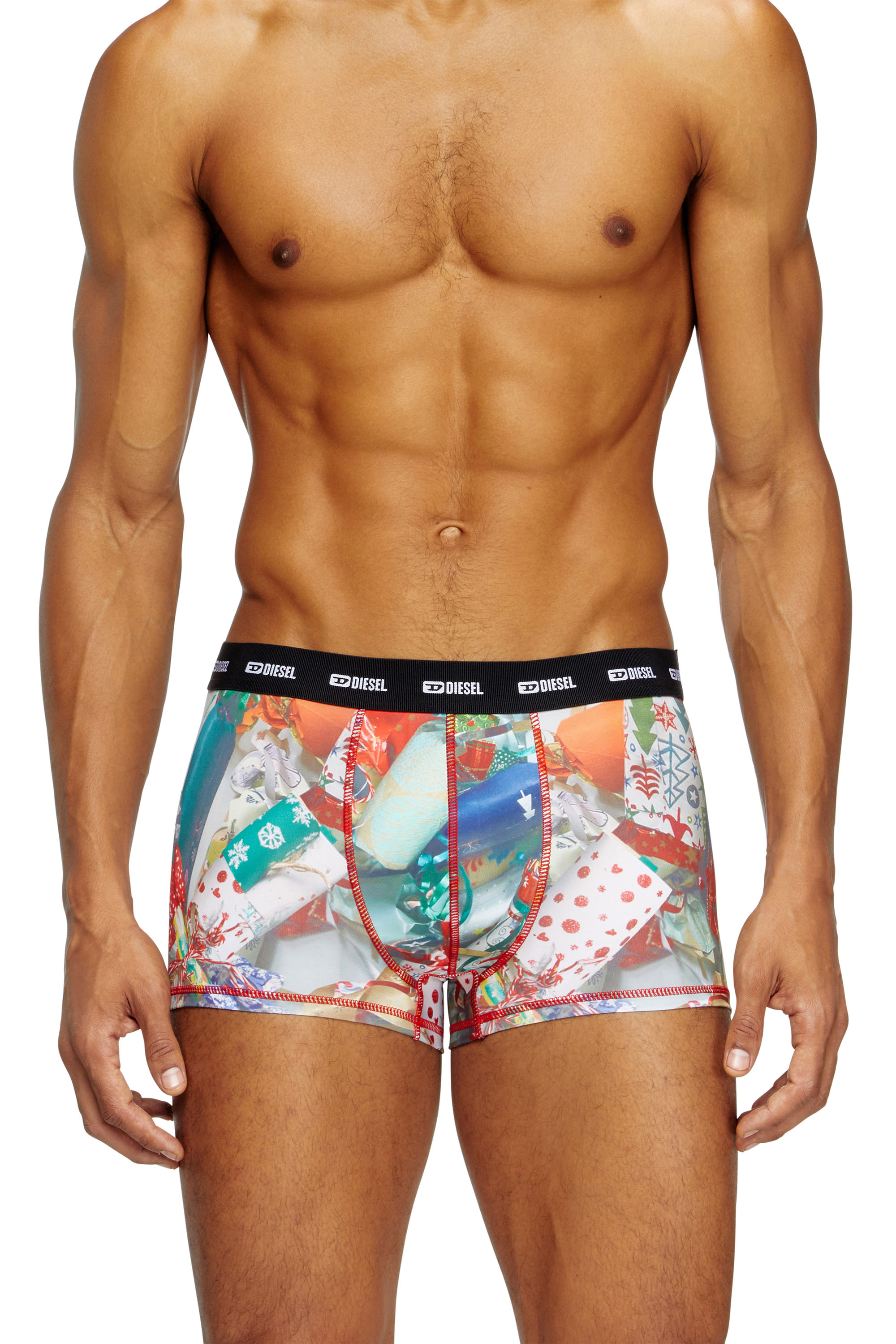 Diesel - DAMIEN-UTLT, Man's Stretch boxers with all-over print in Multicolor - 2