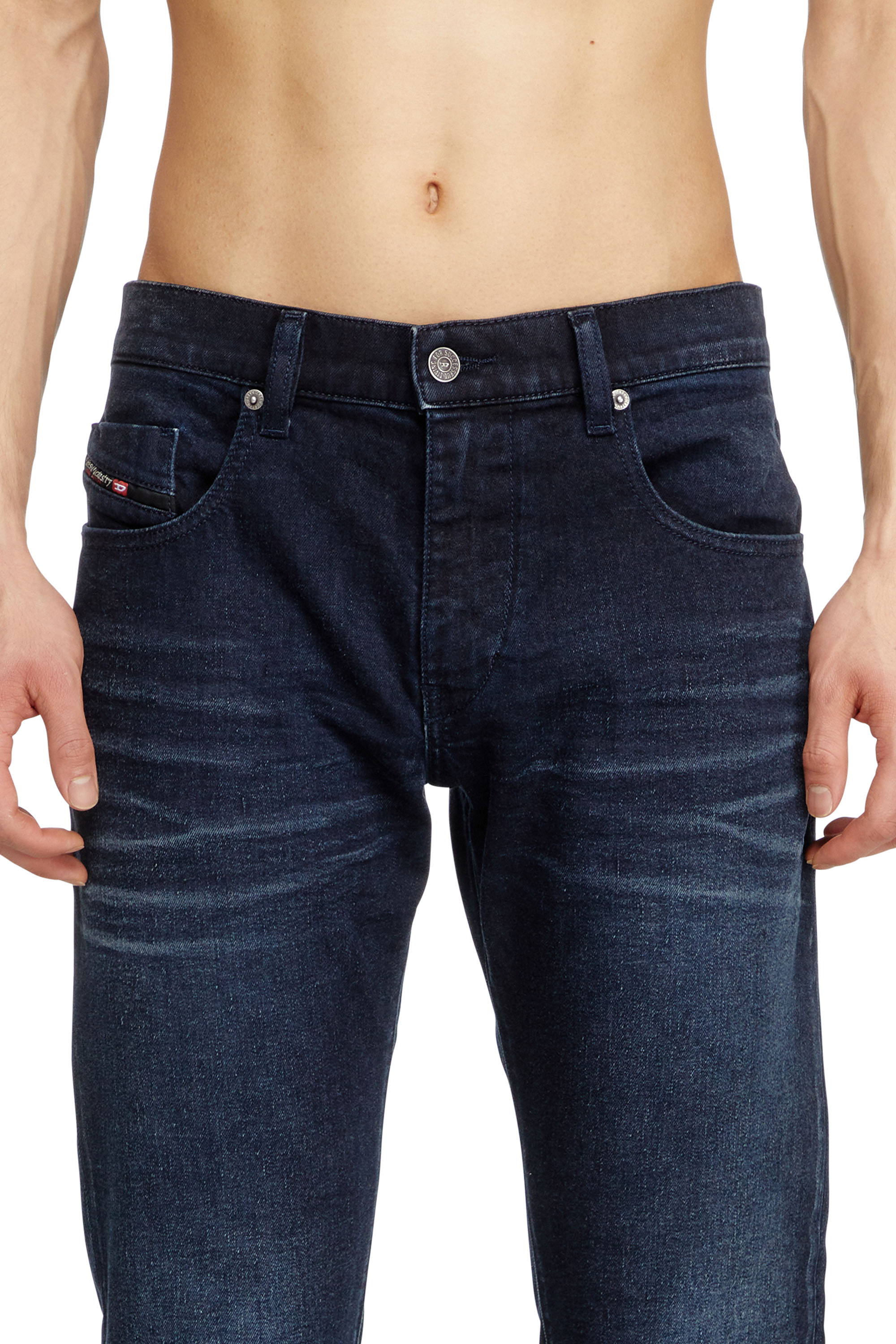 Diesel - Man's Slim Jeans 2019 D-Strukt 0BMBX, Dark Blue - 4