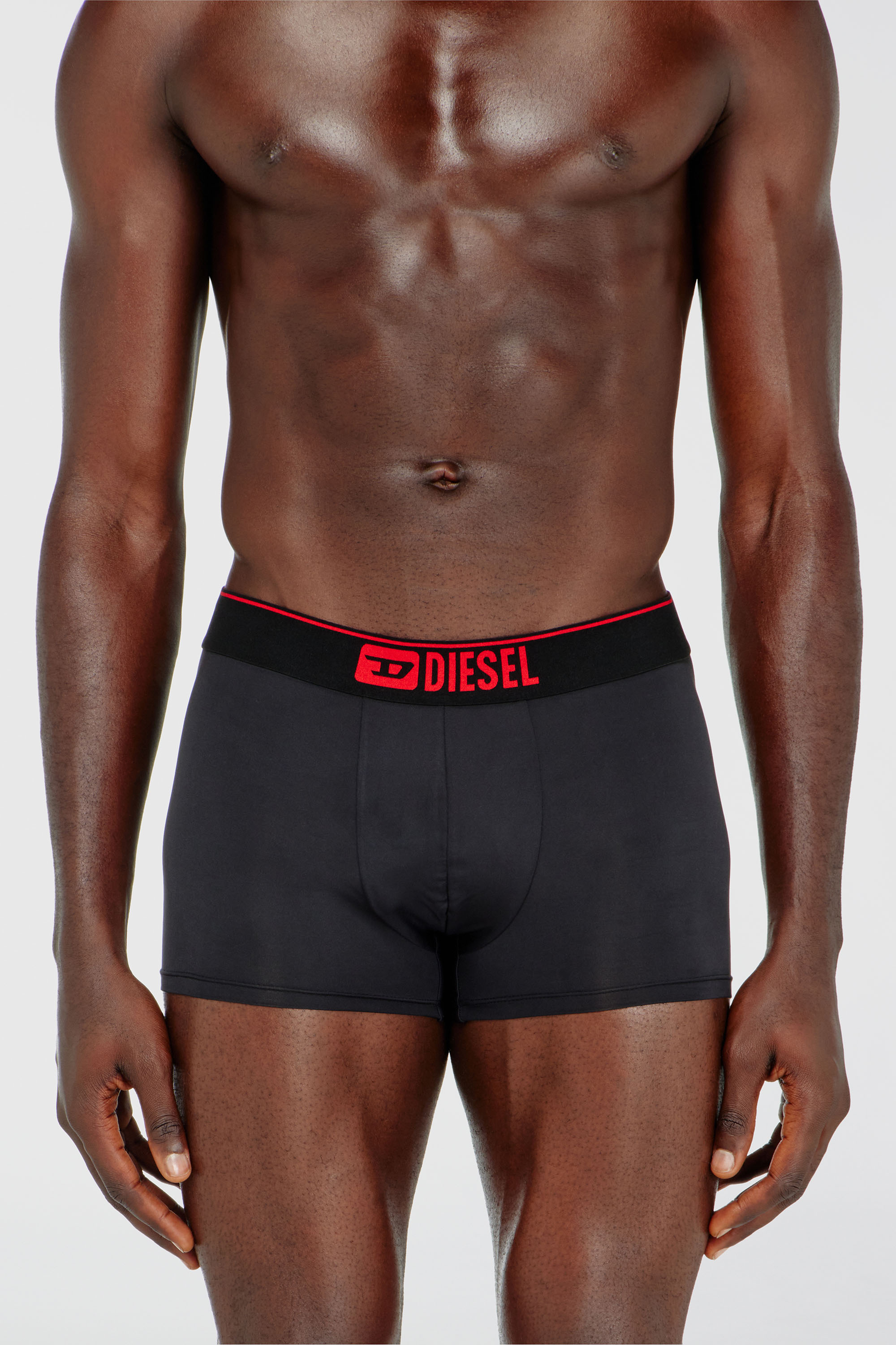 Diesel - UMBX-DAMIENTHREEPACK, Man's Three-pack boxer shorts in microfibre in Black - 1