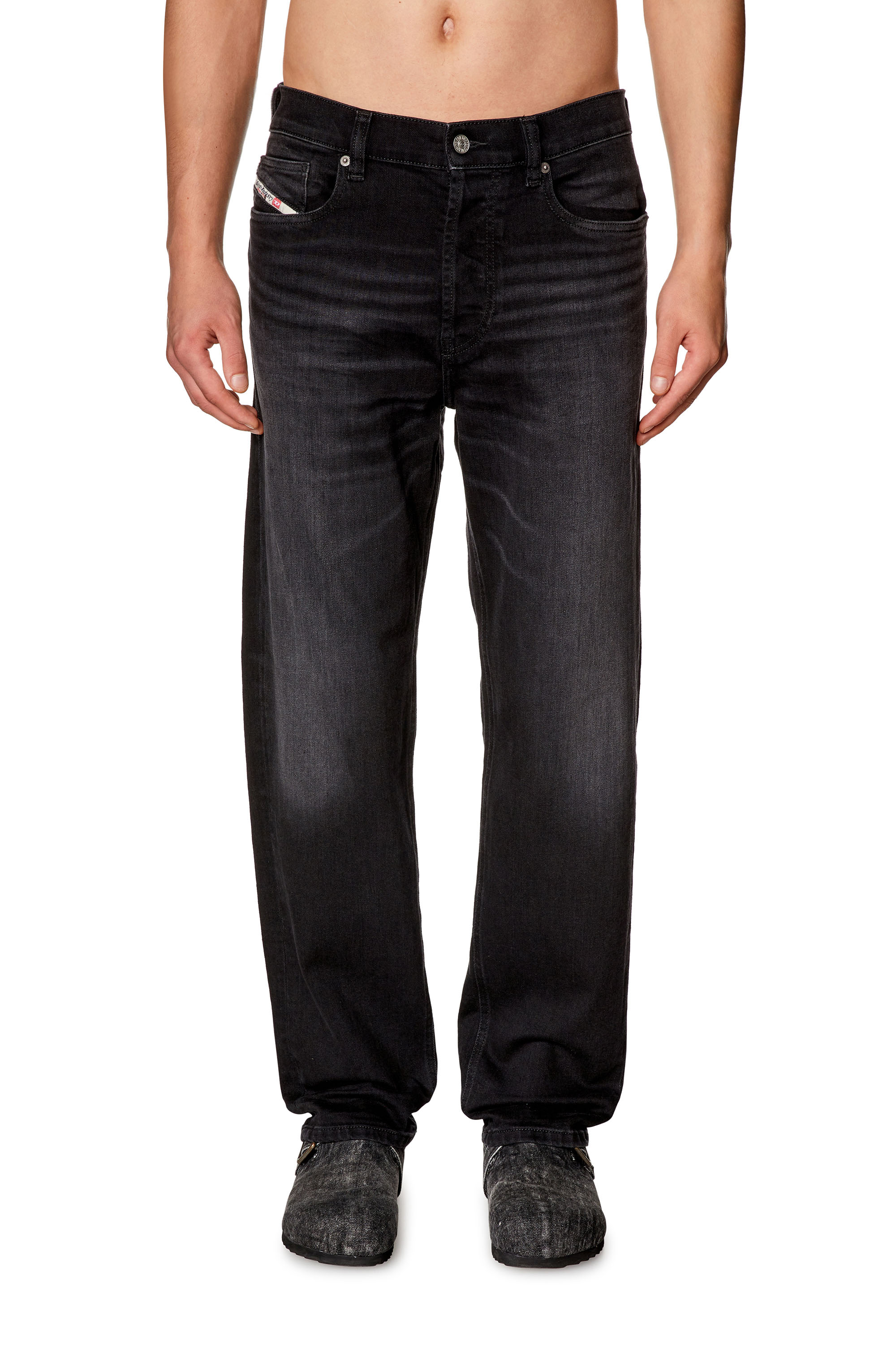 Diesel - Straight Jeans 2010 D-Macs 09H32, Black/Dark grey - Image 4