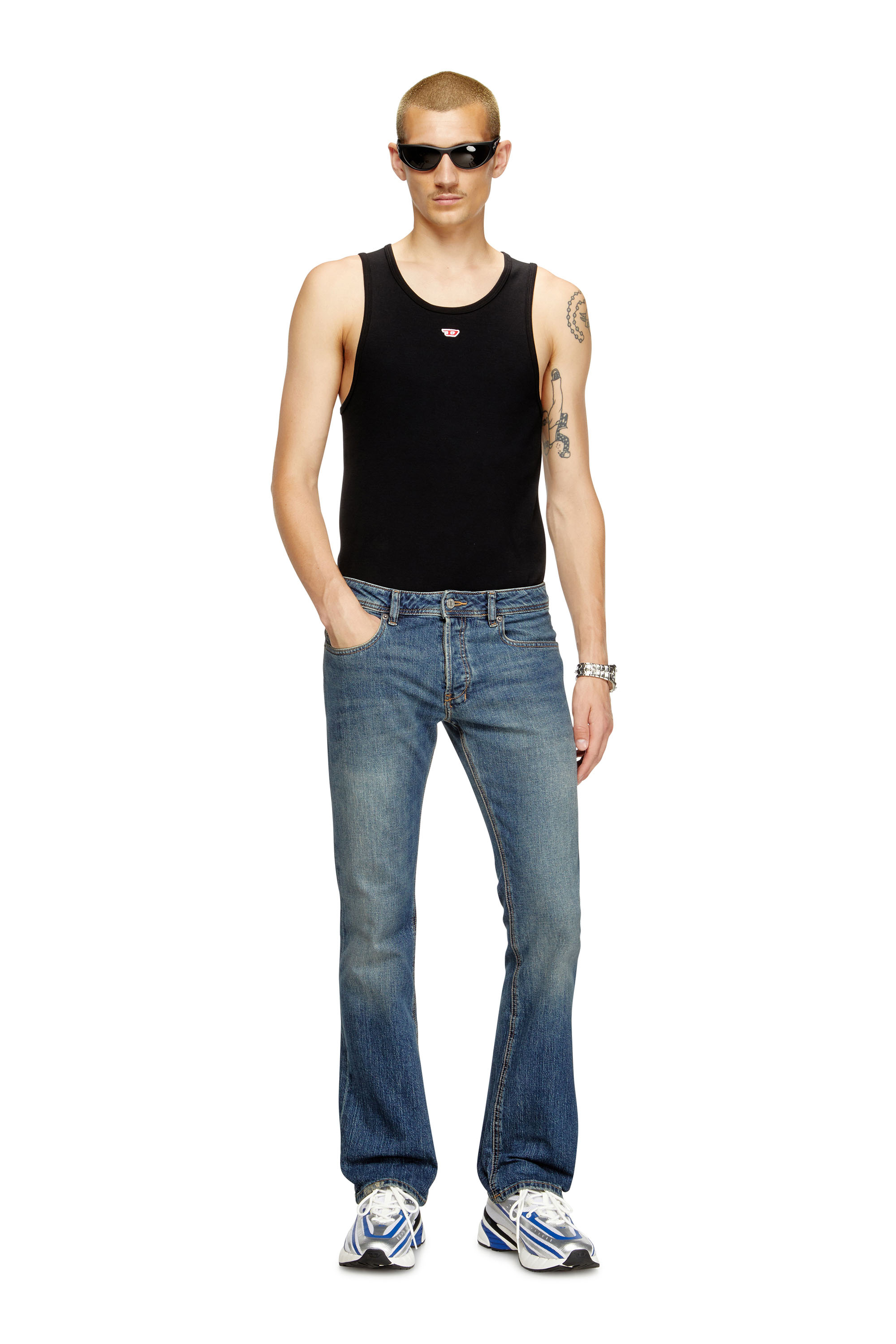 Diesel - Man's Bootcut Jeans 2007 Zatiny 0DBDU, Medium blue - 2