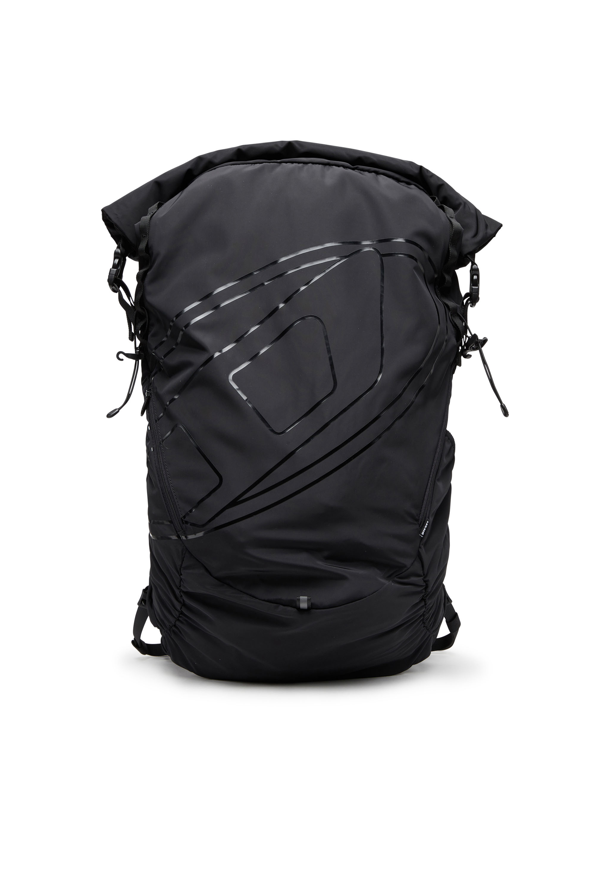 Drape-Nylon roll-top backpack