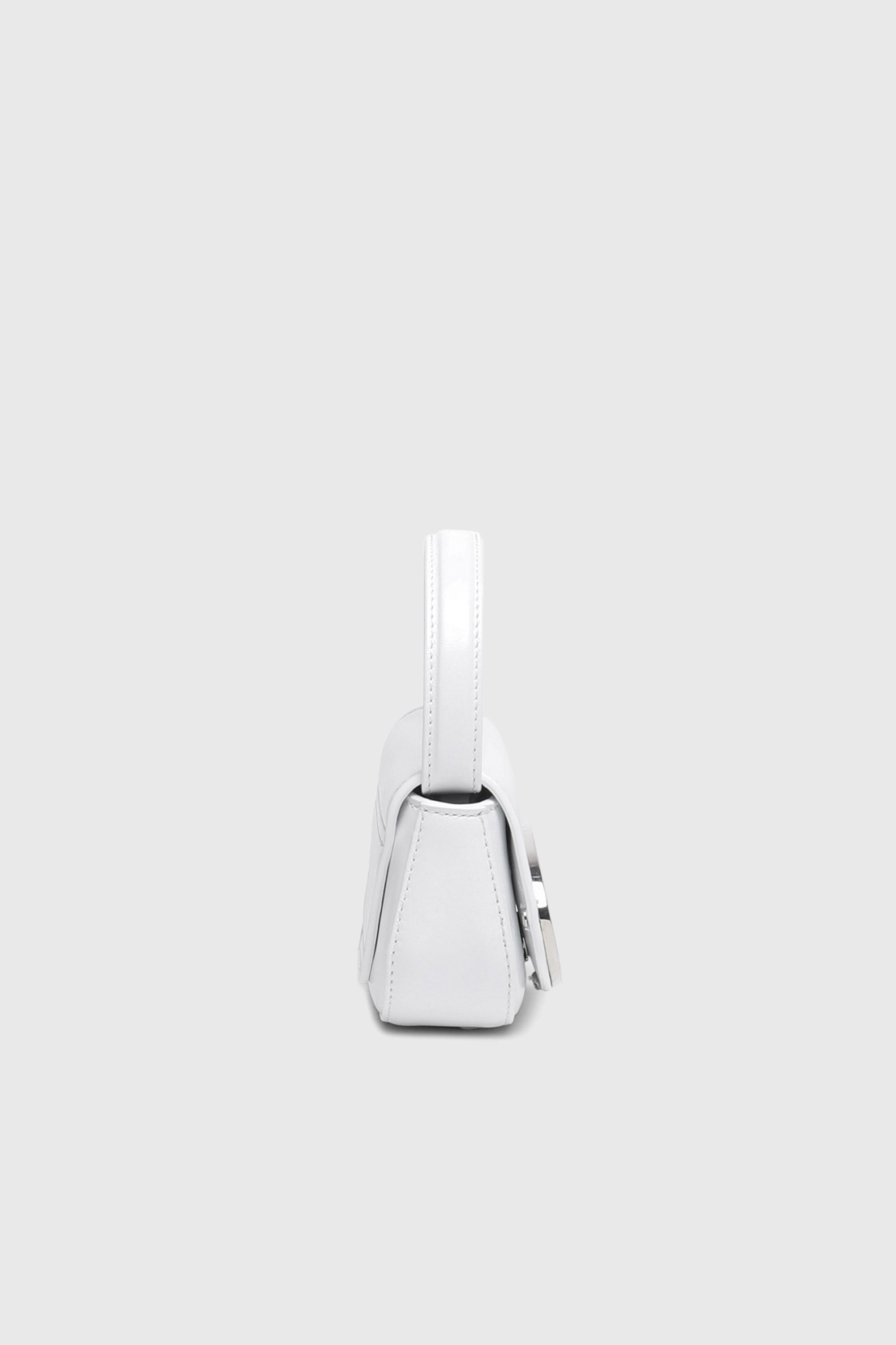 Diesel - 1DR XS, Woman's 1DR XS-Iconic mini bag with D logo plaque in White - 5