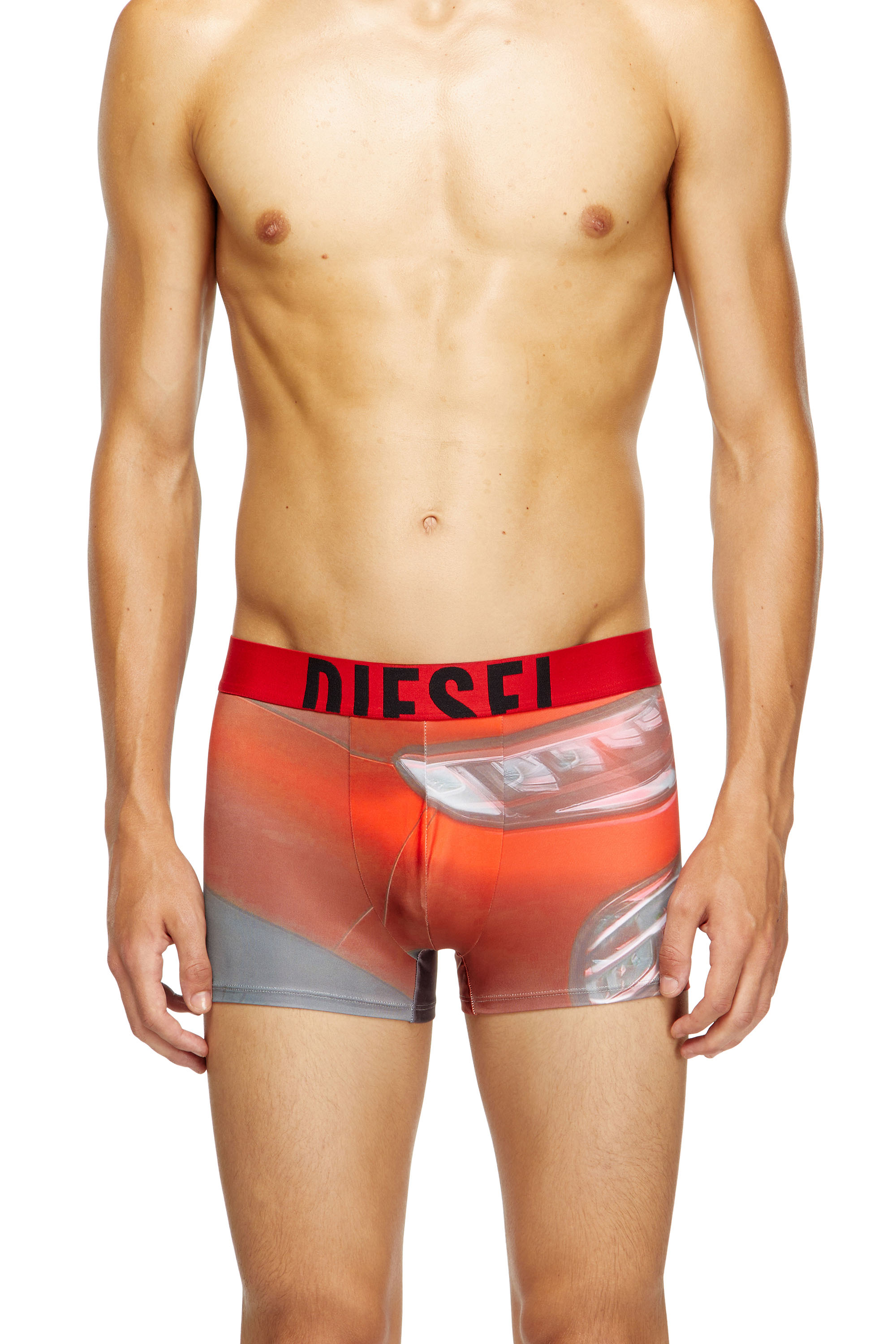 Diesel - DAMIEN-D-POP-40, Man's Boxer briefs with Pop print in Red - 2