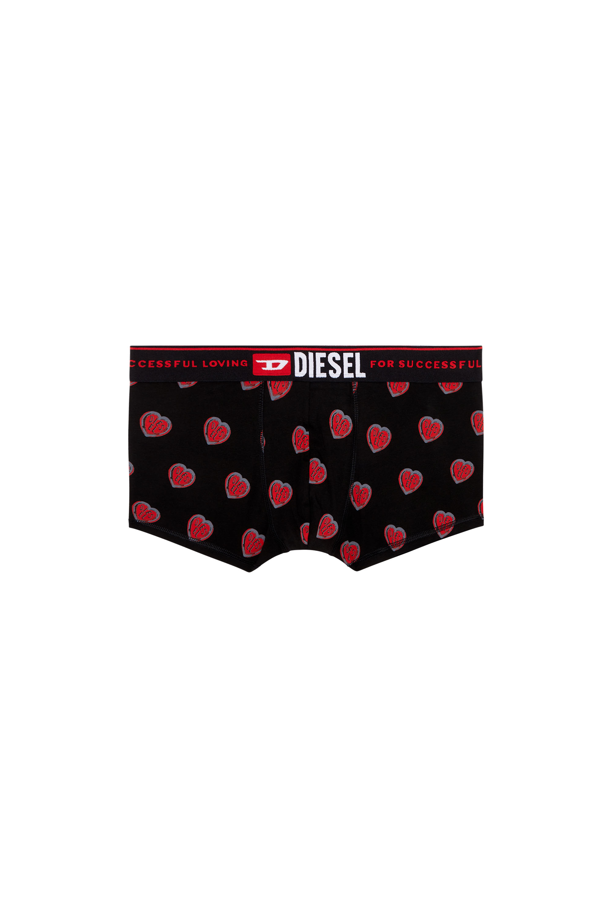 Boxer briefs with heart print