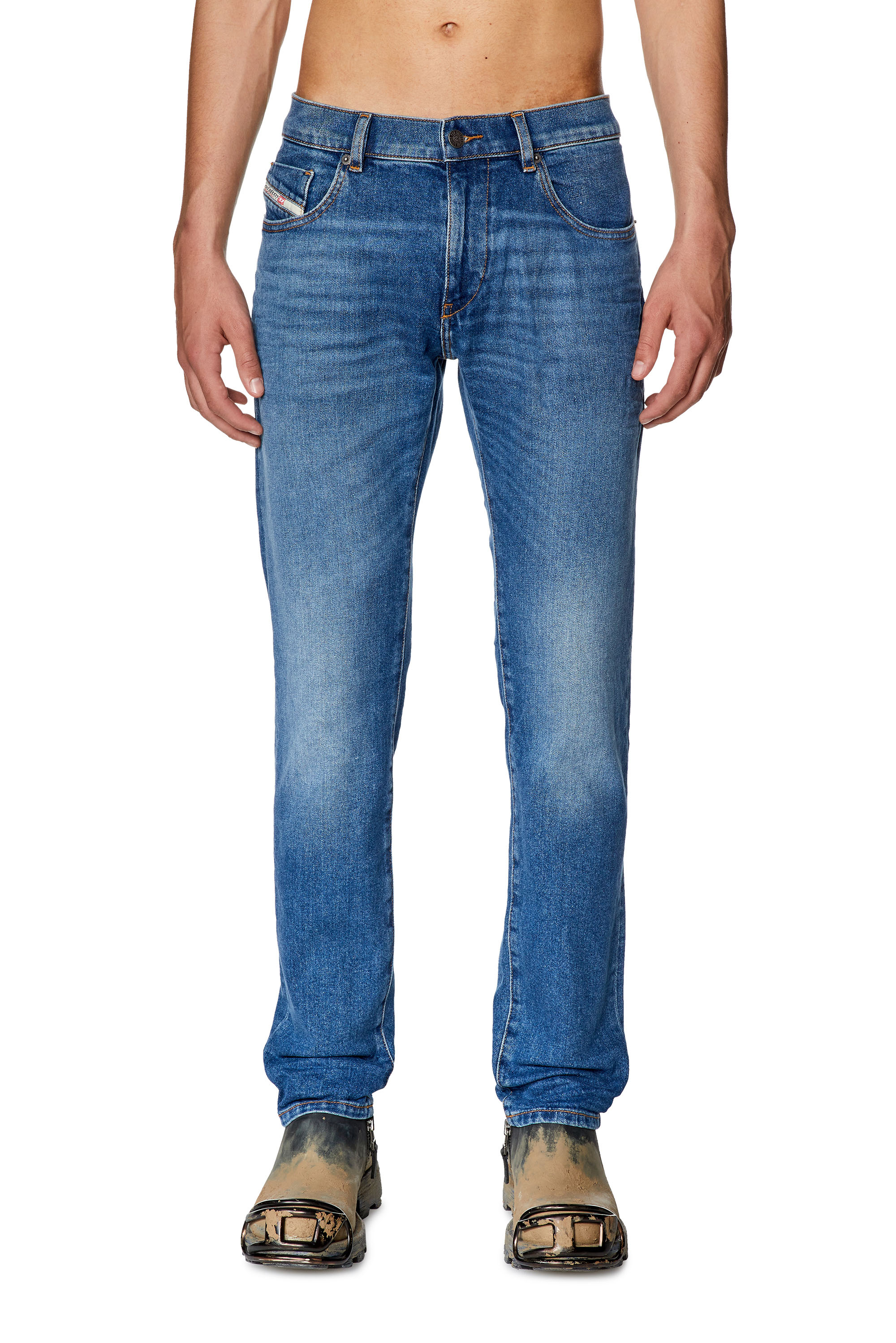 Diesel - Slim Jeans 2019 D-Strukt 0ENAT, Medium blue - Image 1
