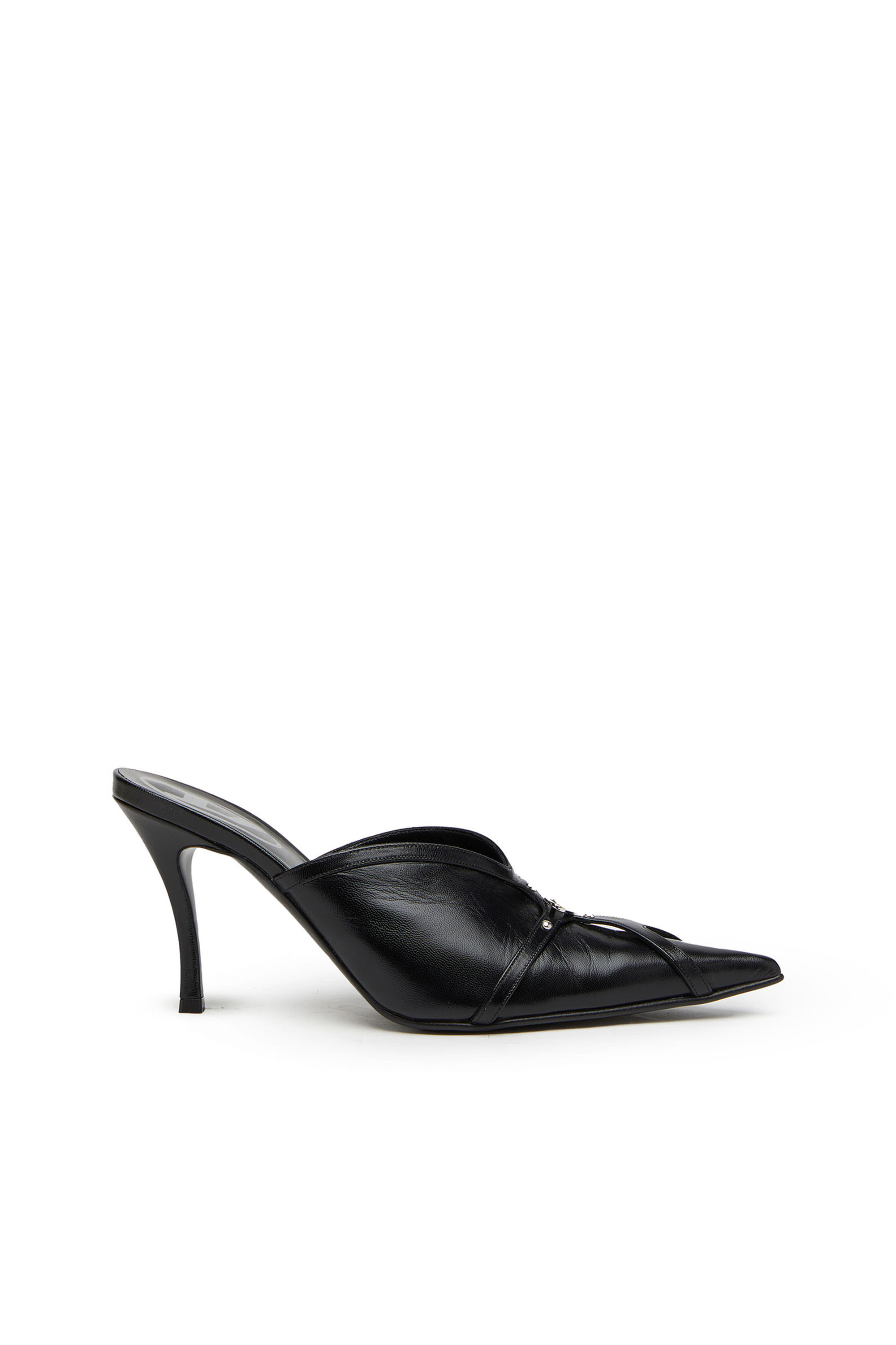 D-Electra ML - Stiletto mules with cage upper