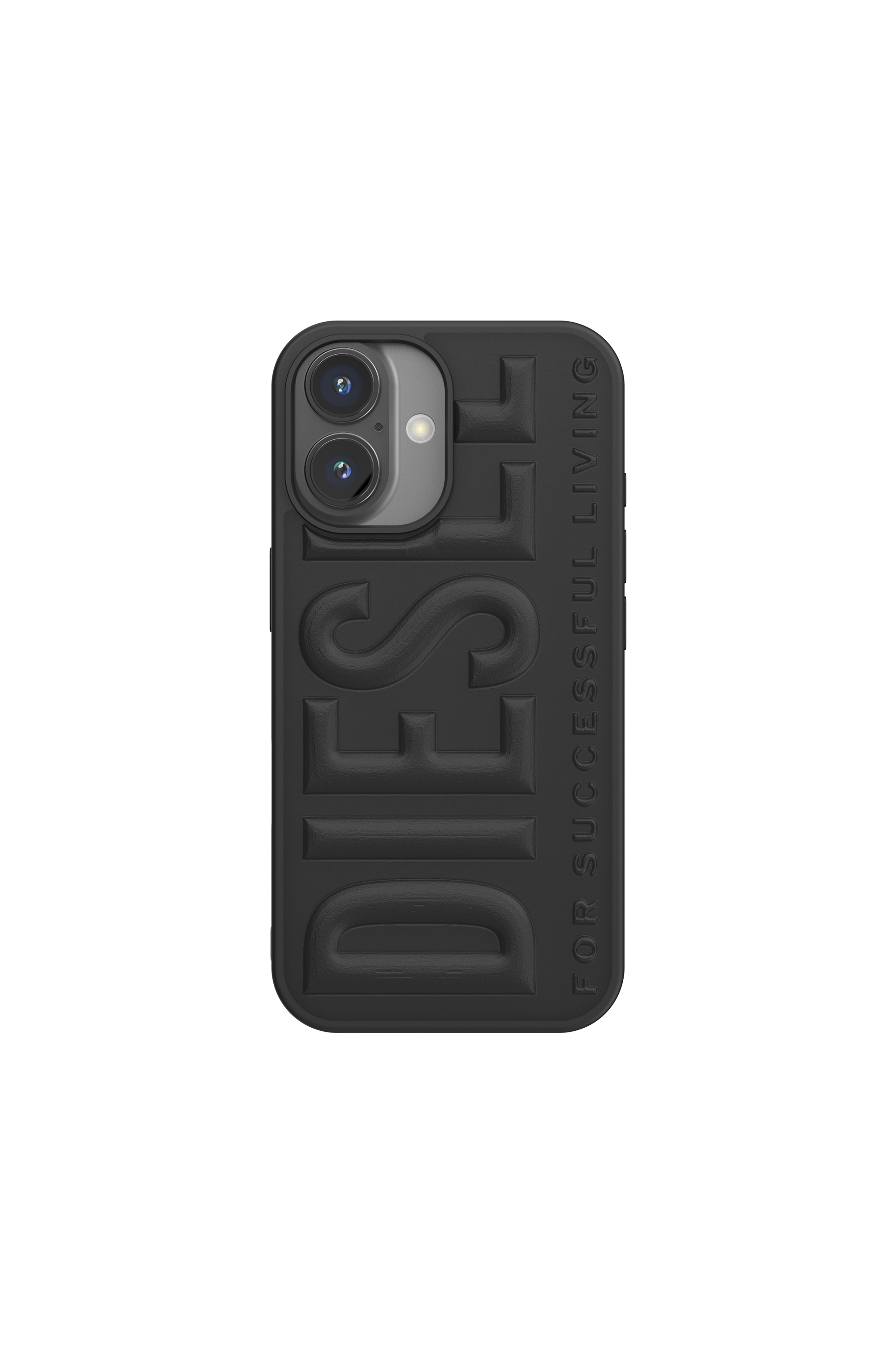 Diesel - 60209  MOULDED CASE, Unisex's 3D Biscotto Case for iP 16 in Black - 4