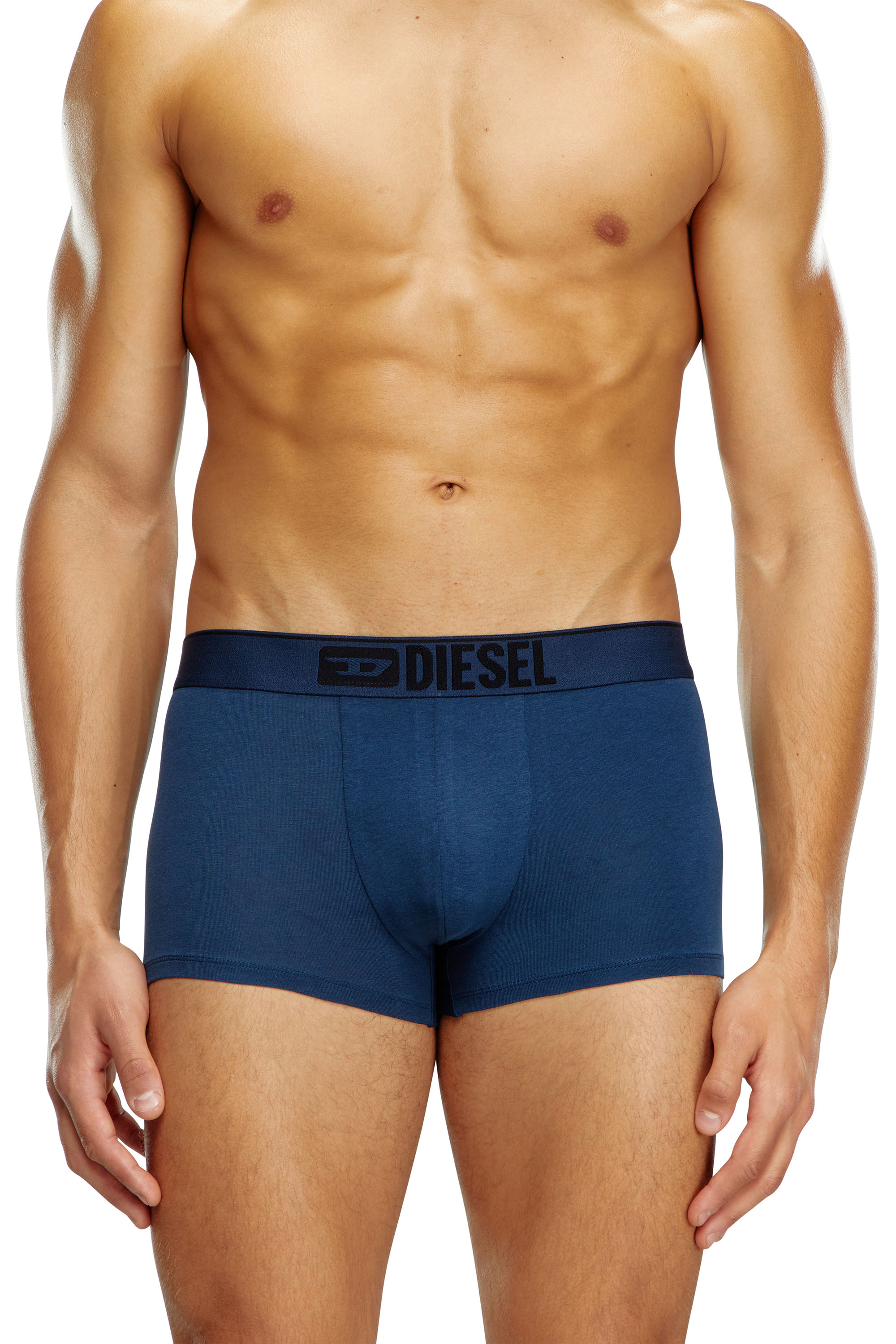 Diesel - UMBX-DAMIENTHREEPACK, Man's 3-pack boxer briefs plain and camo in Blue/Black - 2