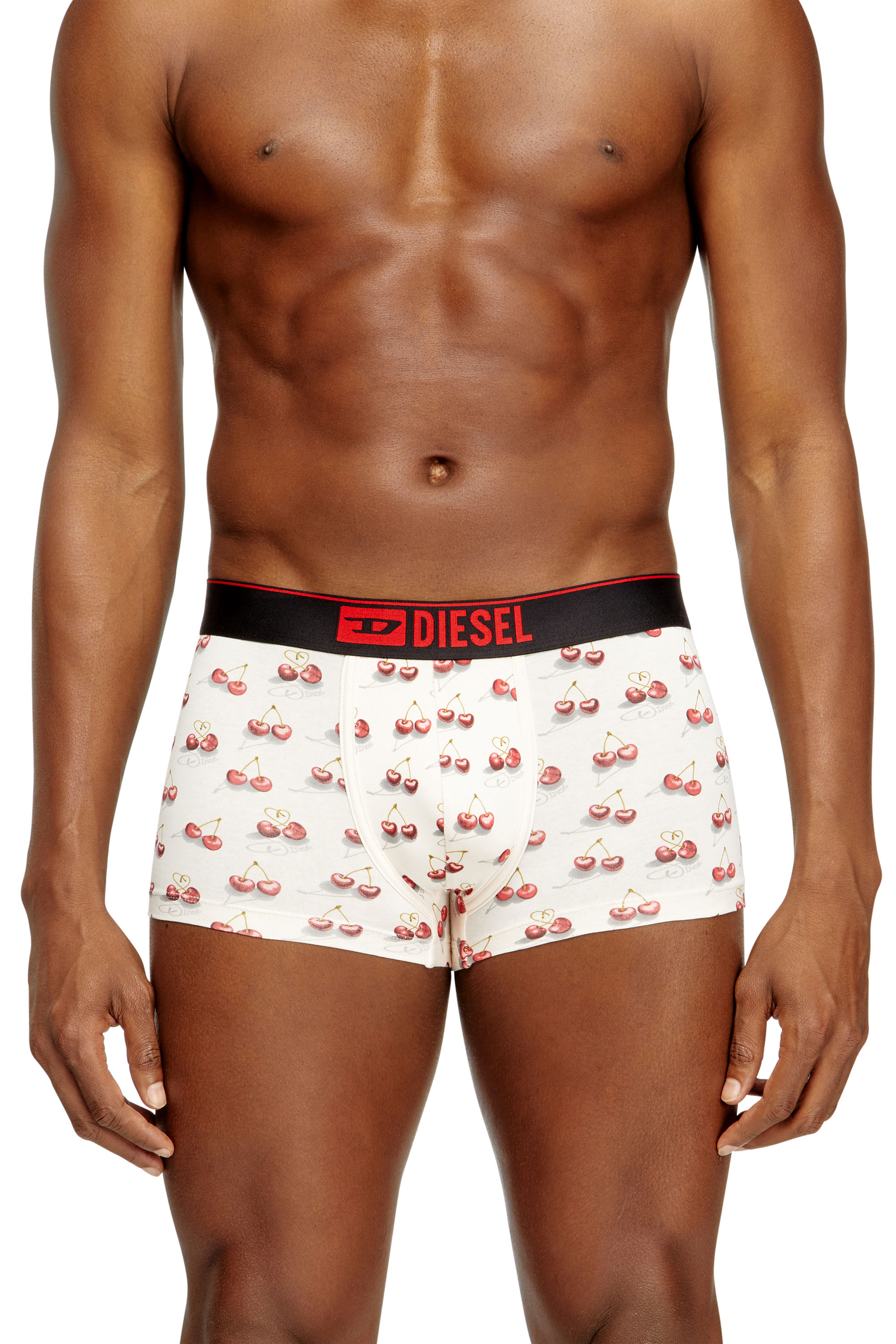 Diesel - DAMIEN-GFT-3PACK, Man's 3-pack of cherry-heart boxer shorts in White - 2