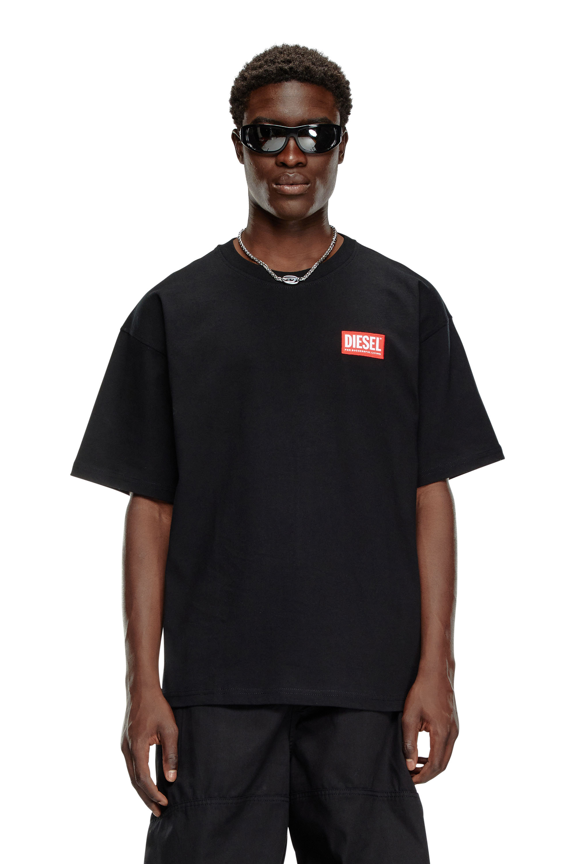 Diesel - T-BOXT-LAB, Black - Image 1