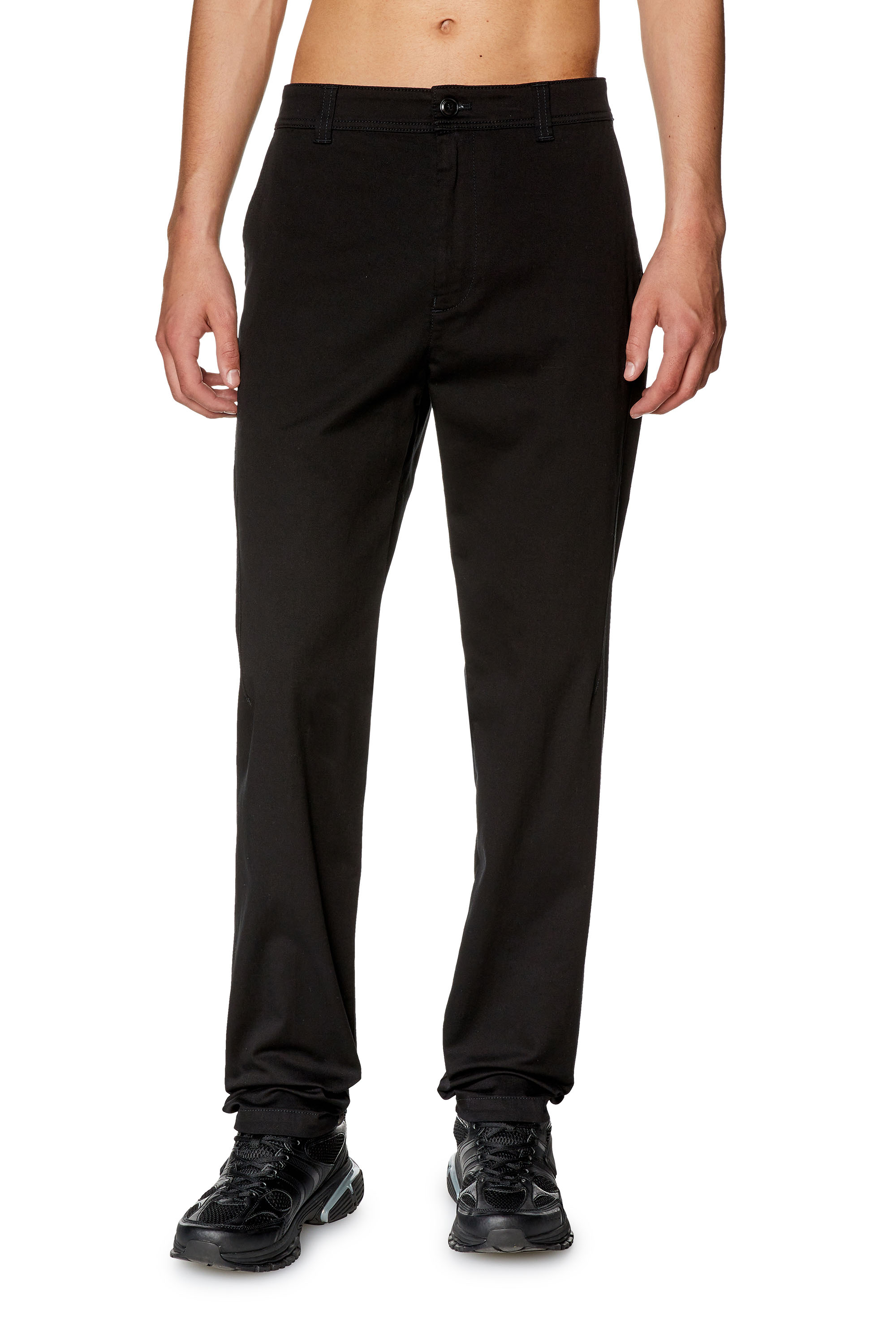 Chino pants in cotton gabardine