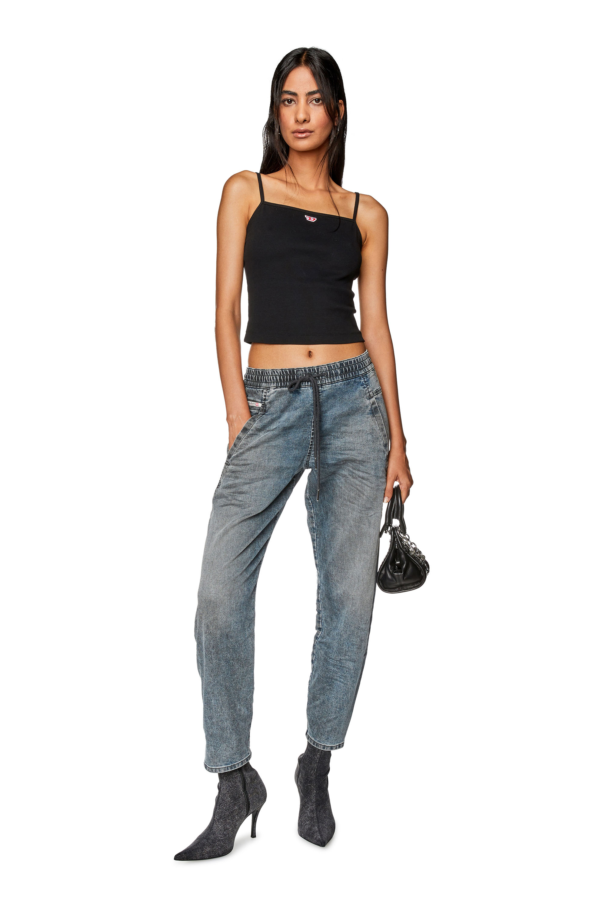 Diesel - Boyfriend Krailey JoggJeans® 068EZ, Grey - Image 4