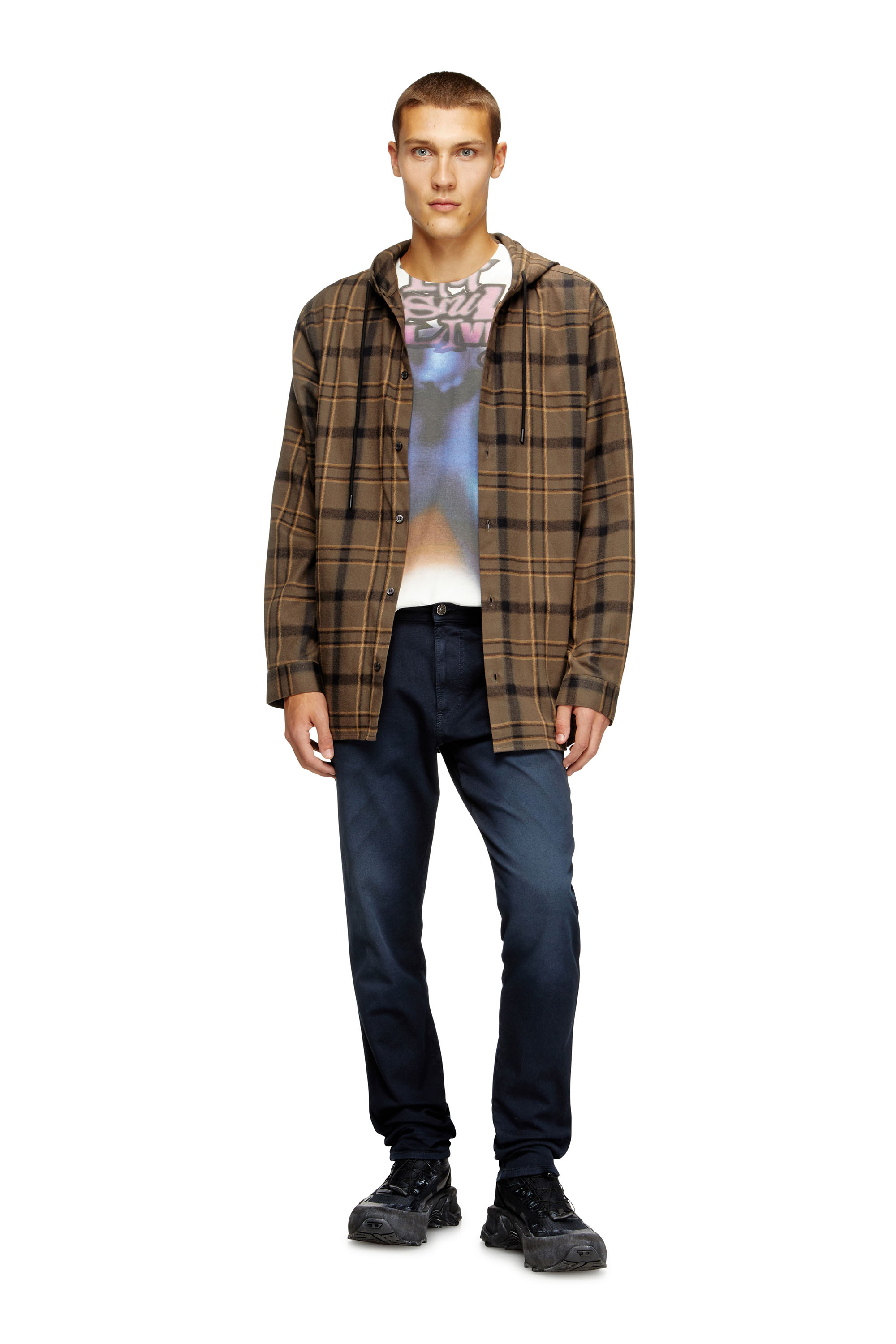 Slim 2062 D-Strukt Joggjeans® 0670M, Dark Blue Diesel - Man's Slim 2062 D-Strukt Joggjeans® 0670M, Dark Blue - 1