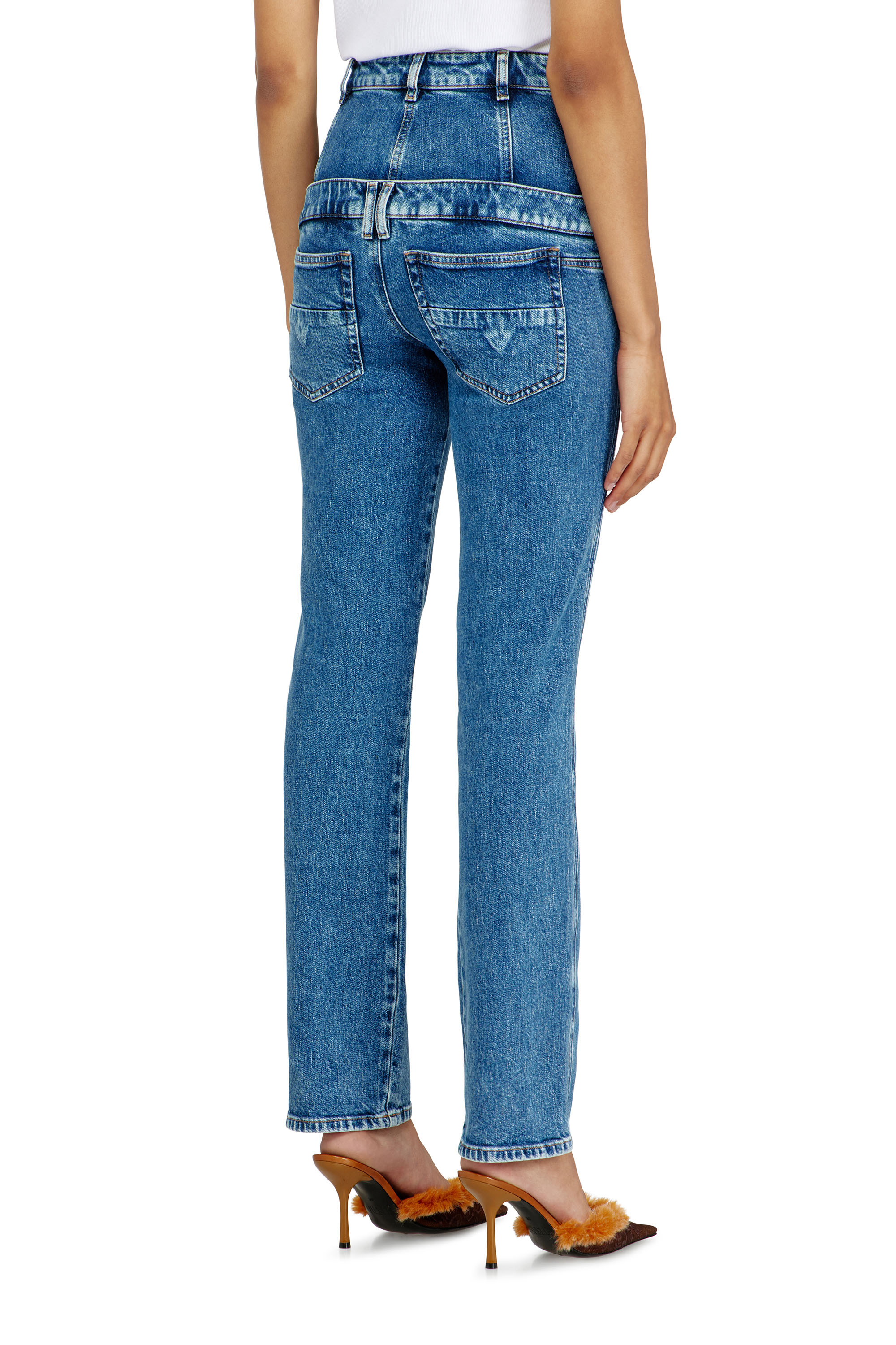 Diesel - Woman's Slim Jeans D-Fynora 007EU, Medium blue - 5