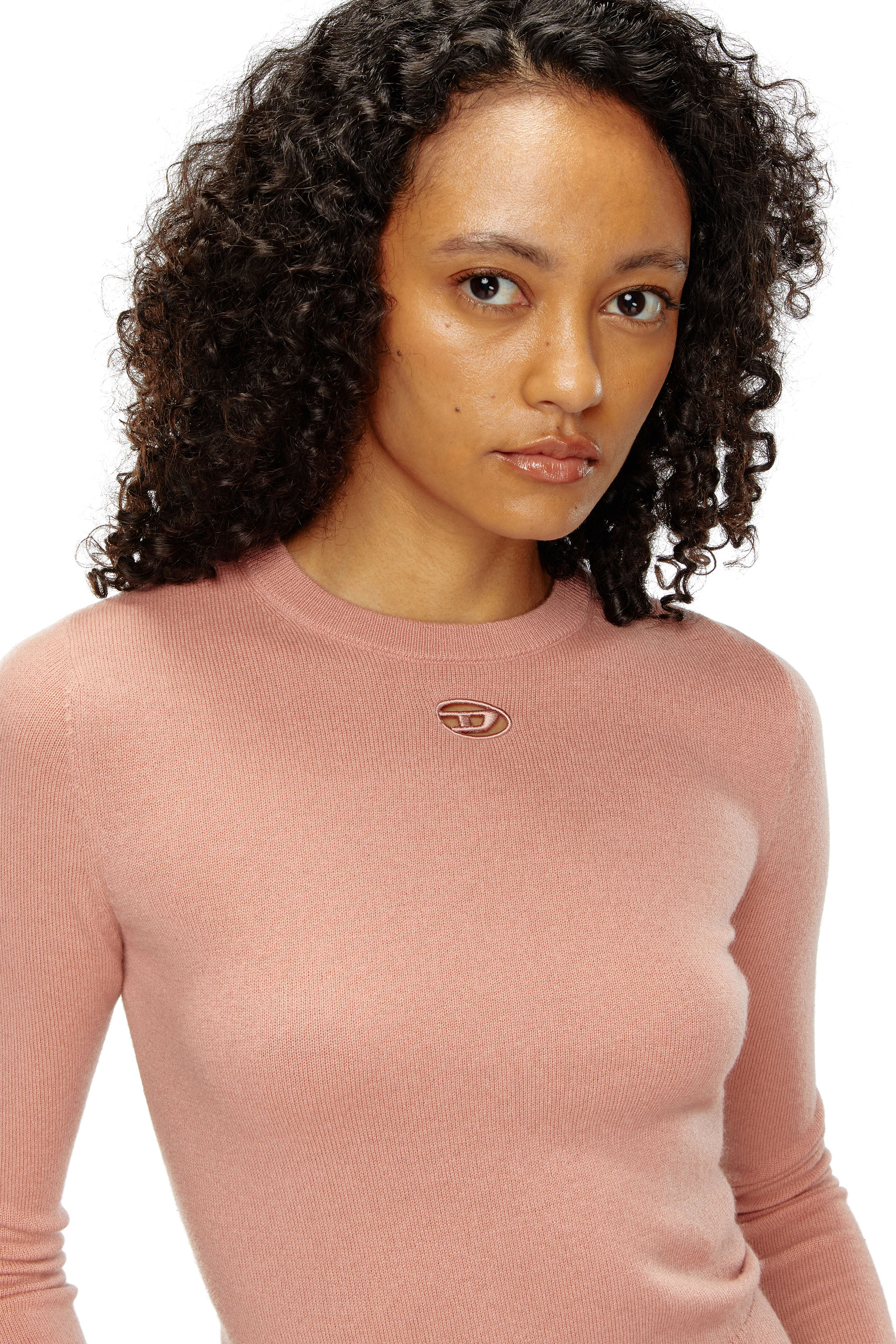 Diesel - M-AREESAX, Woman's Wool and cashmere top in Pink - 5