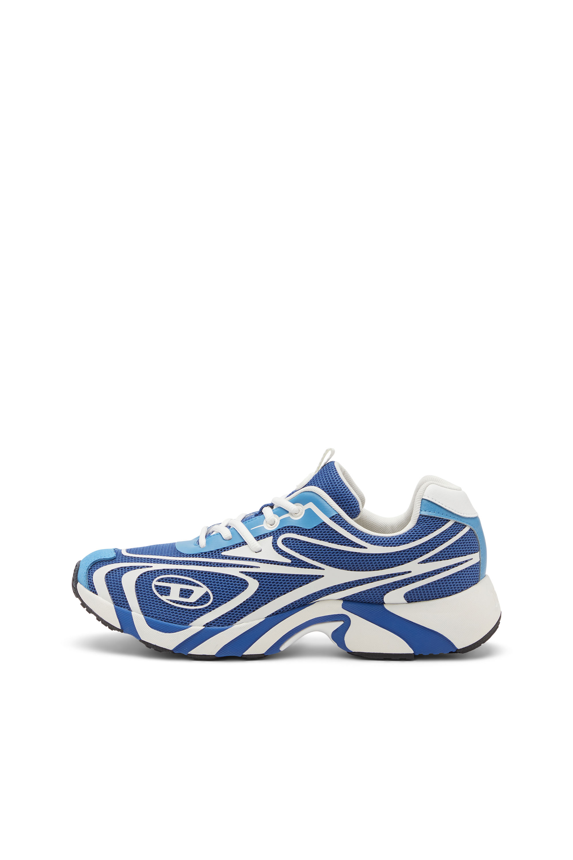 S-D-VIT'S 500 LOW, Blue/White Diesel - S-D-VIT'S 500 LOW, Man's S-D-Vit - Lace-up sneakers in Blue/White - 7