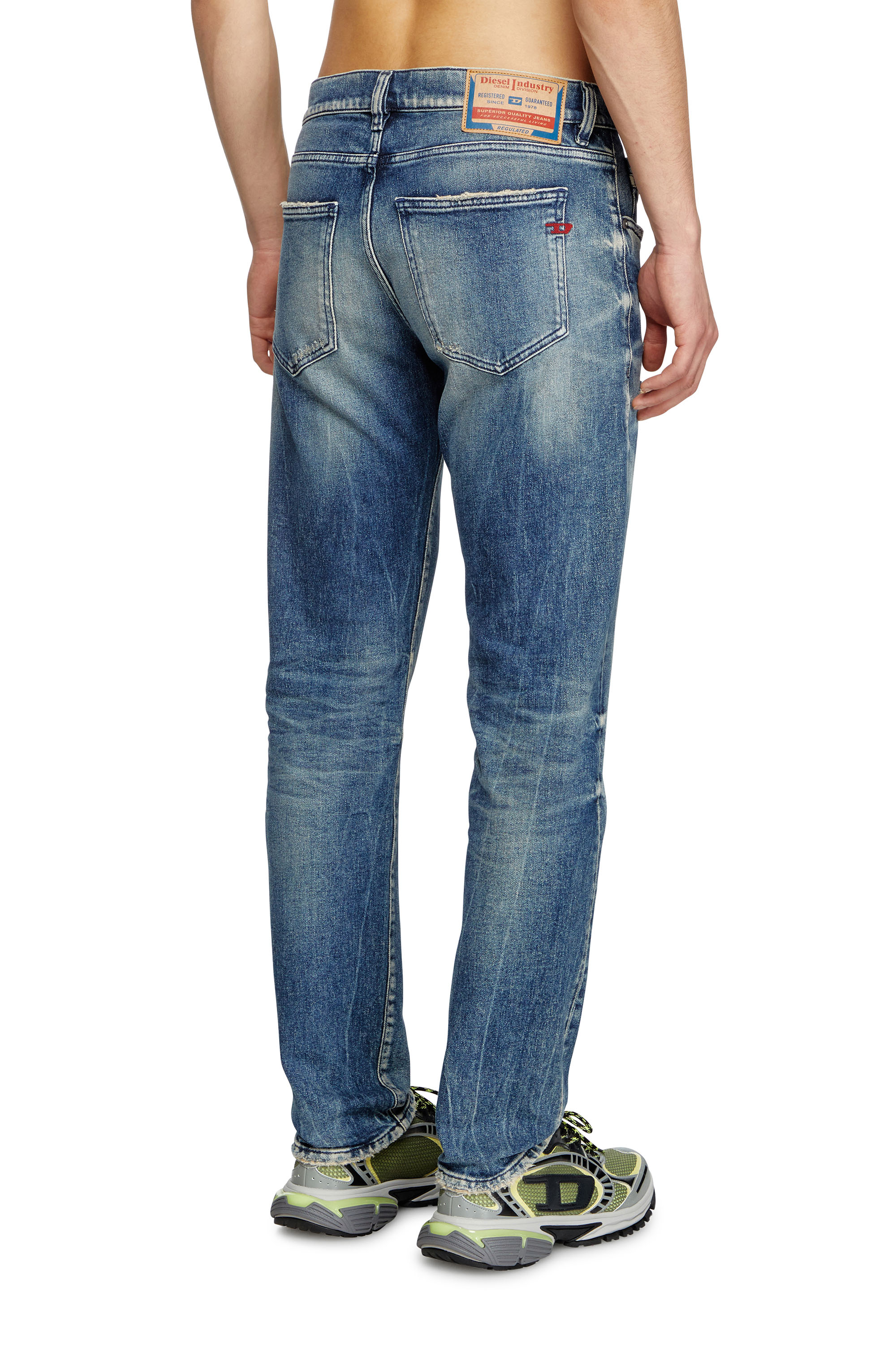 Diesel - Man's Slim Jeans 2019 D-Strukt 007Y6, Dark Blue - 3