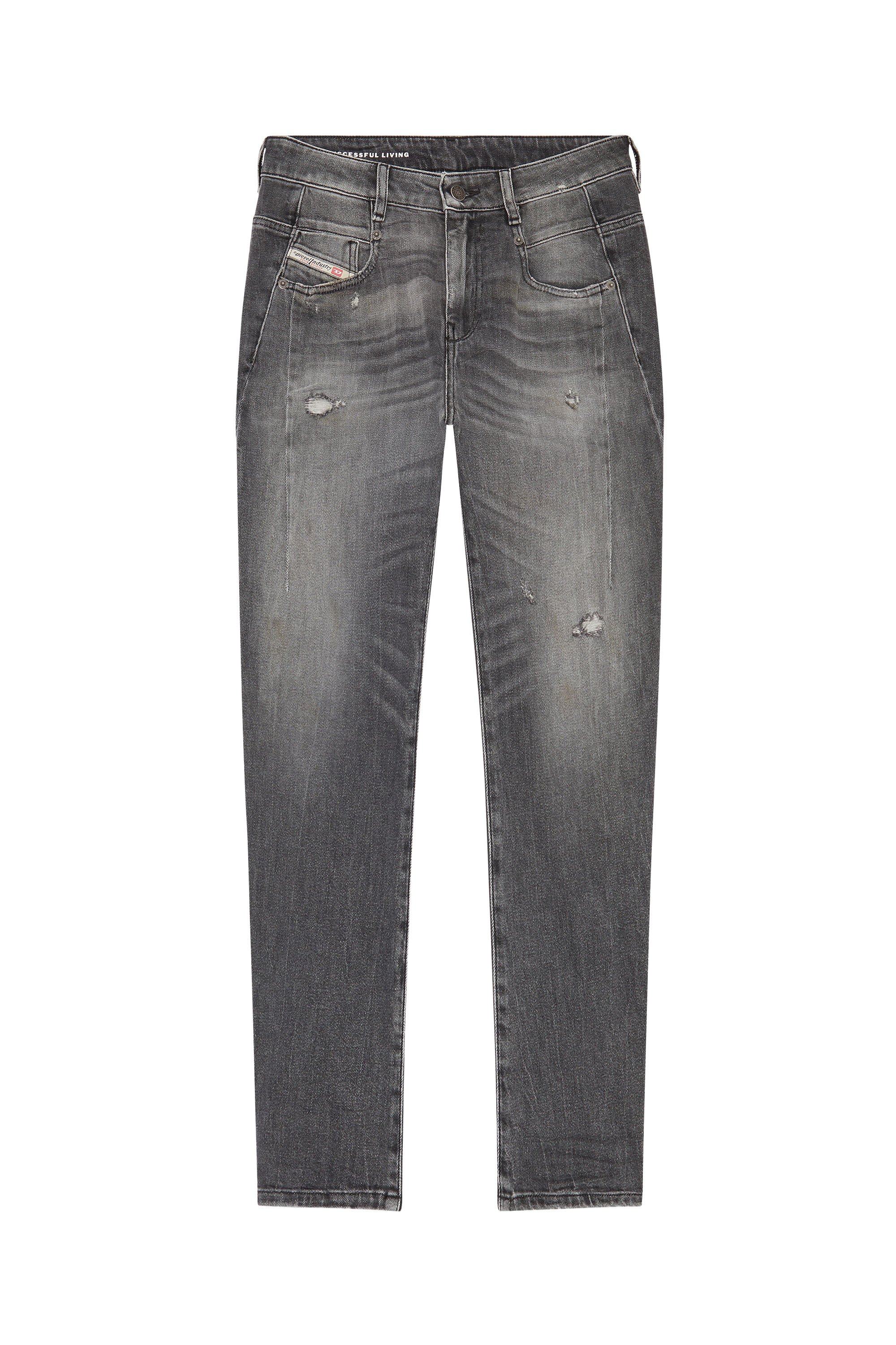 Diesel - Boyfriend Jeans Fayza 09G21, Black/Dark grey - Image 5