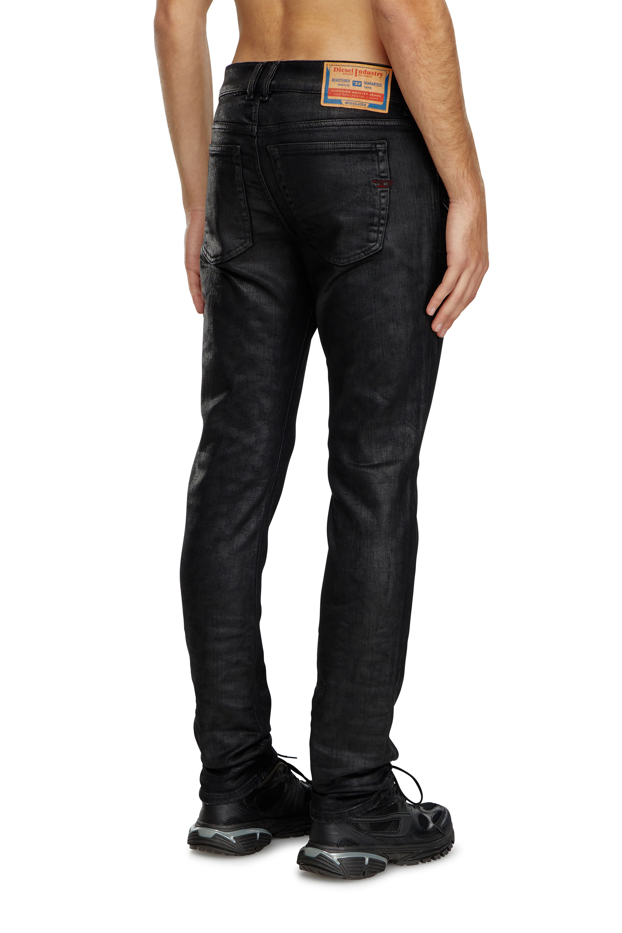 Diesel - Man Skinny Jeans 1979 Sleenker 09J30, Black/Dark grey - Image 3