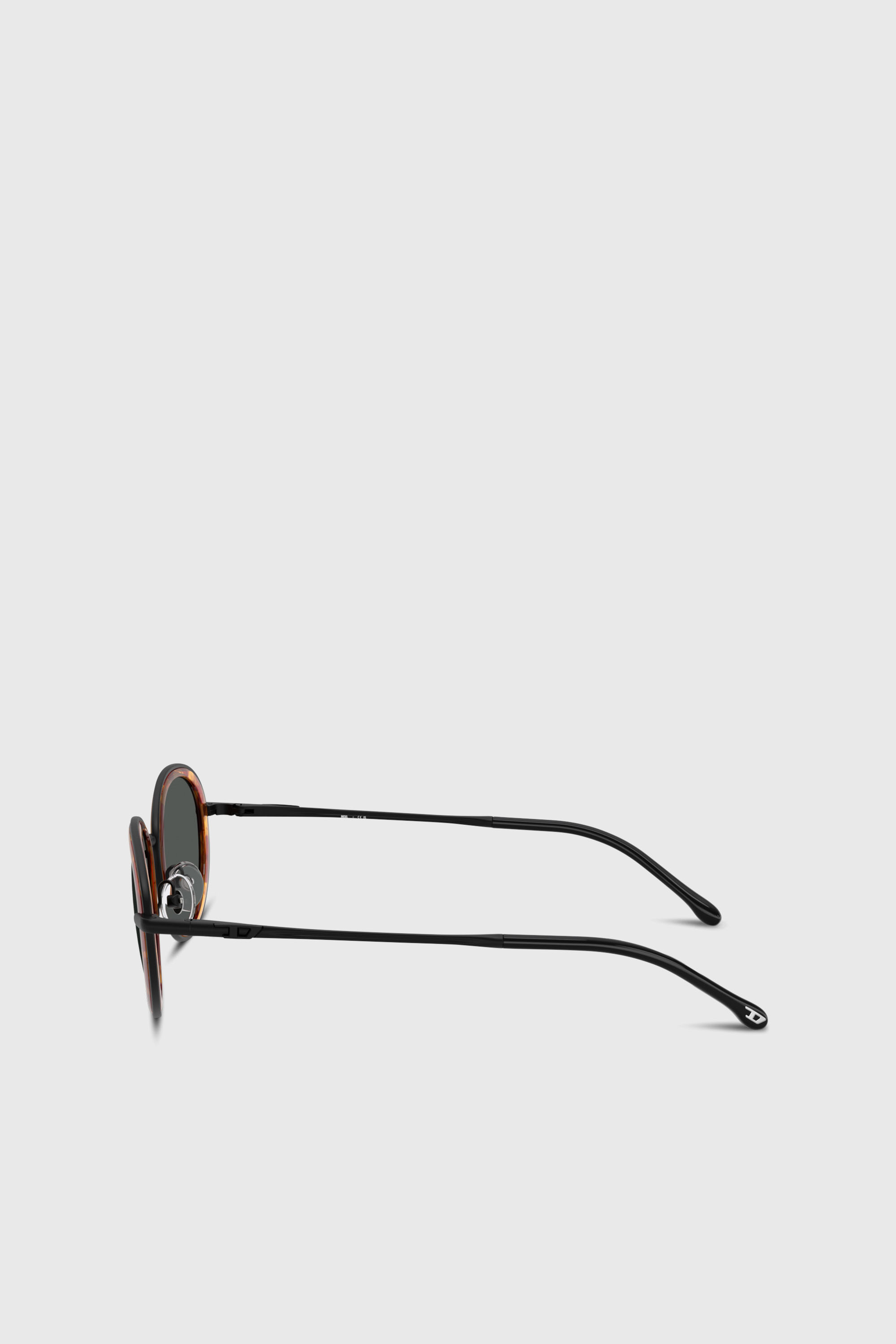 Diesel - 0DL1018, Unisex's Oval sunglasses in Black - 2