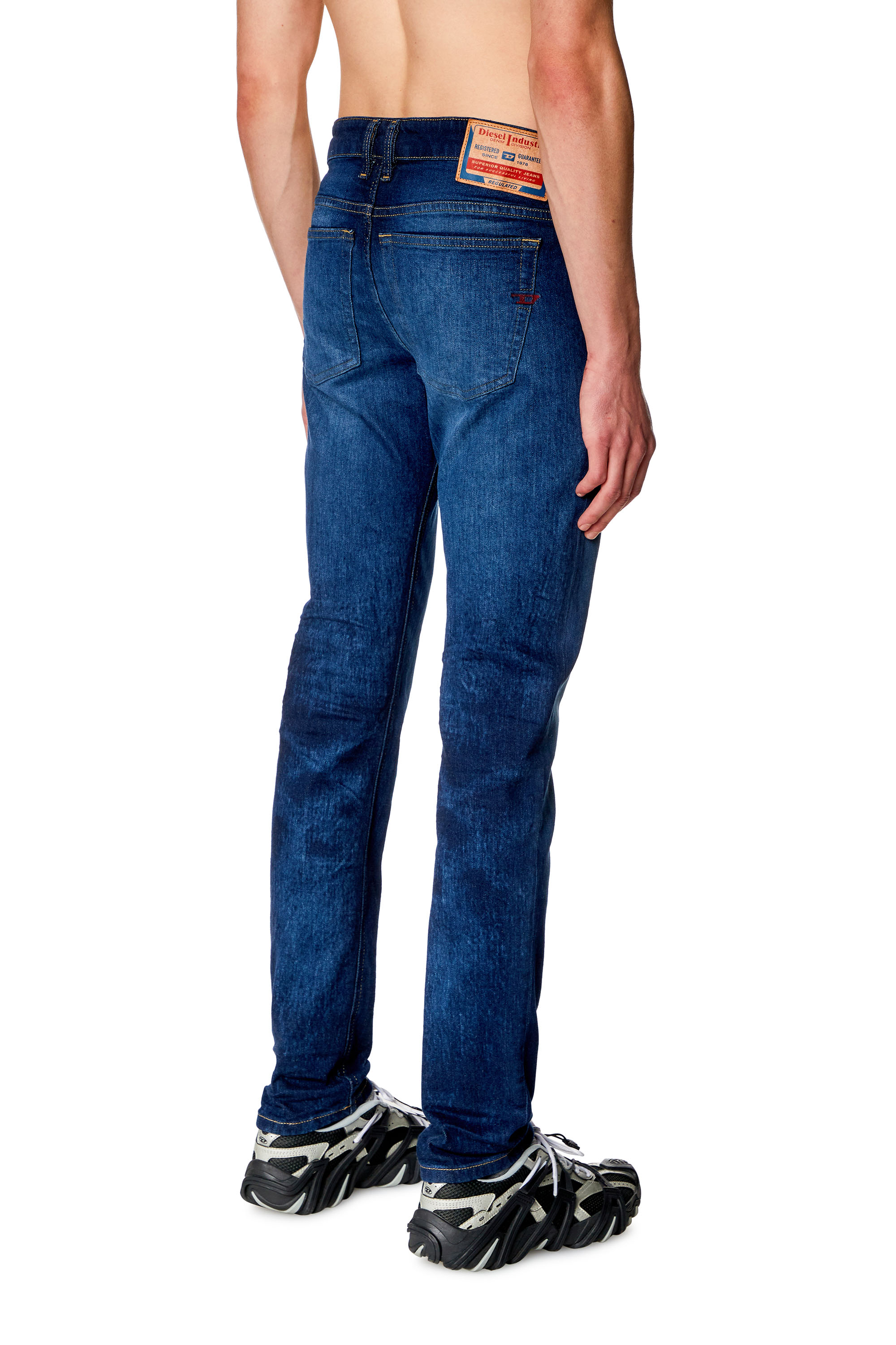 Diesel - Man Skinny Jeans 1979 Sleenker 0PFAV, Dark Blue - Image 3