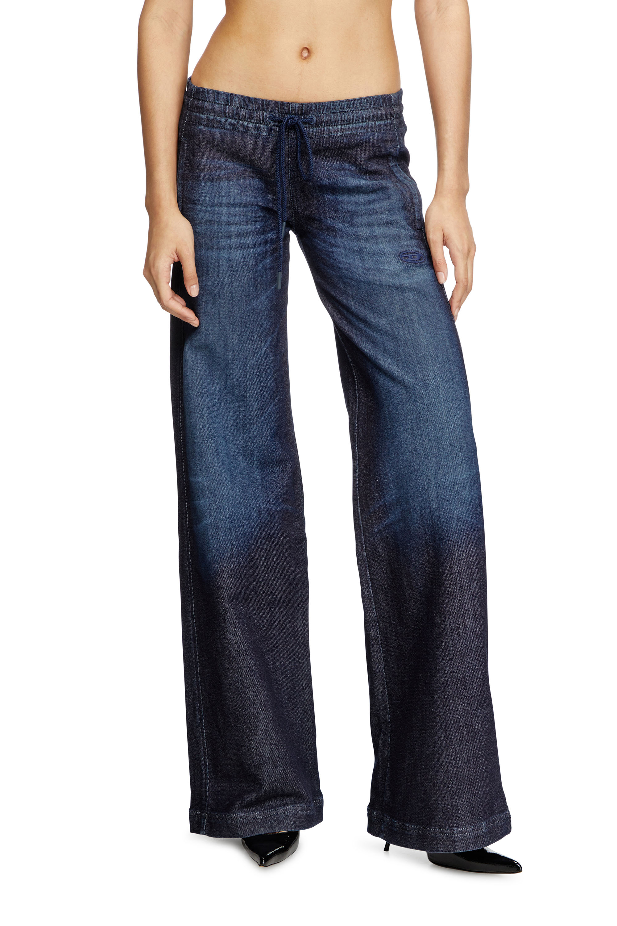 Diesel - Woman's Relaxed 2078 D-Ainty Joggjeans® 09L11, Dark Blue - 2