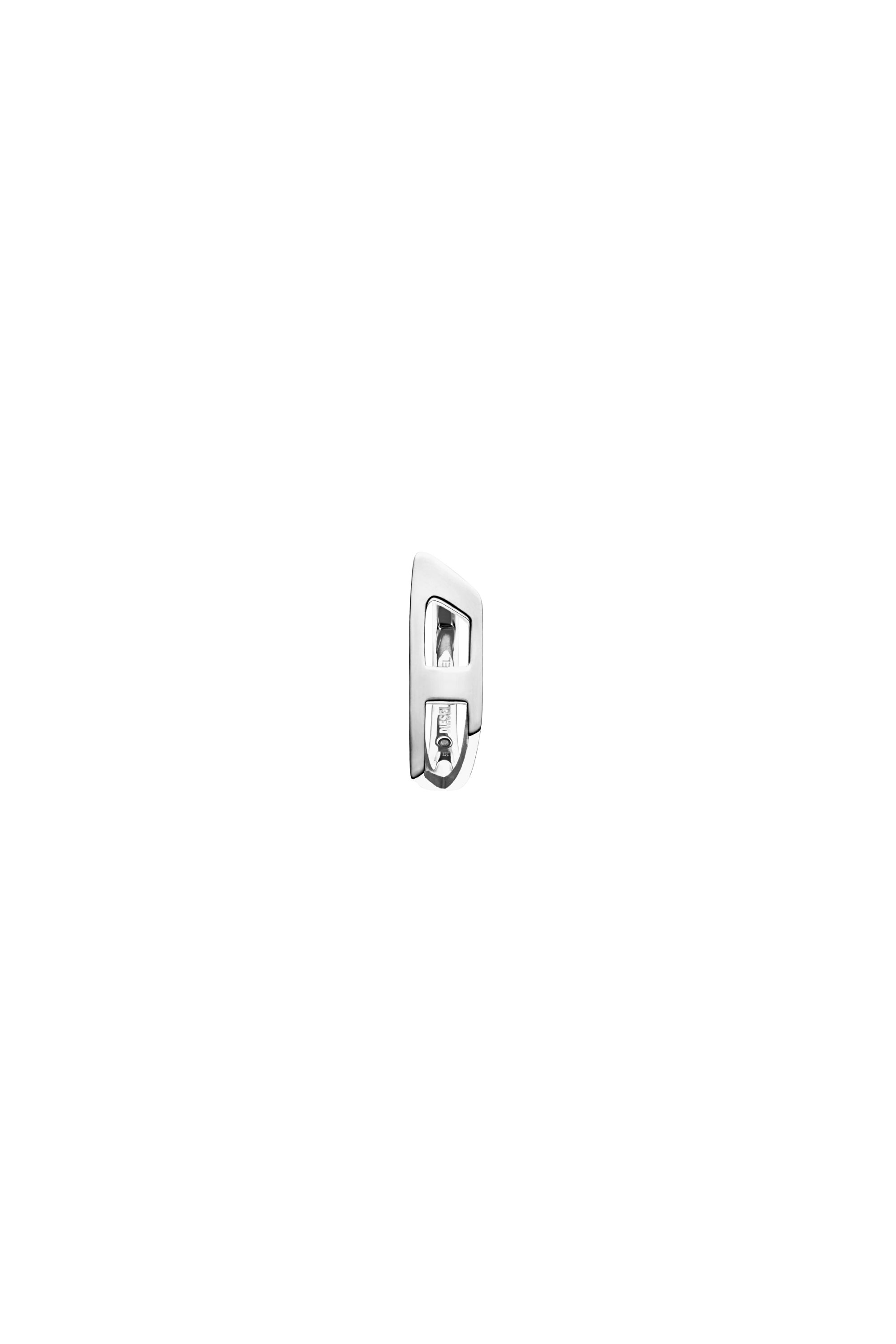 Diesel - DX1637040 JEWELLERY, Unisex's Stainless steel hoop earring in Silver - 2