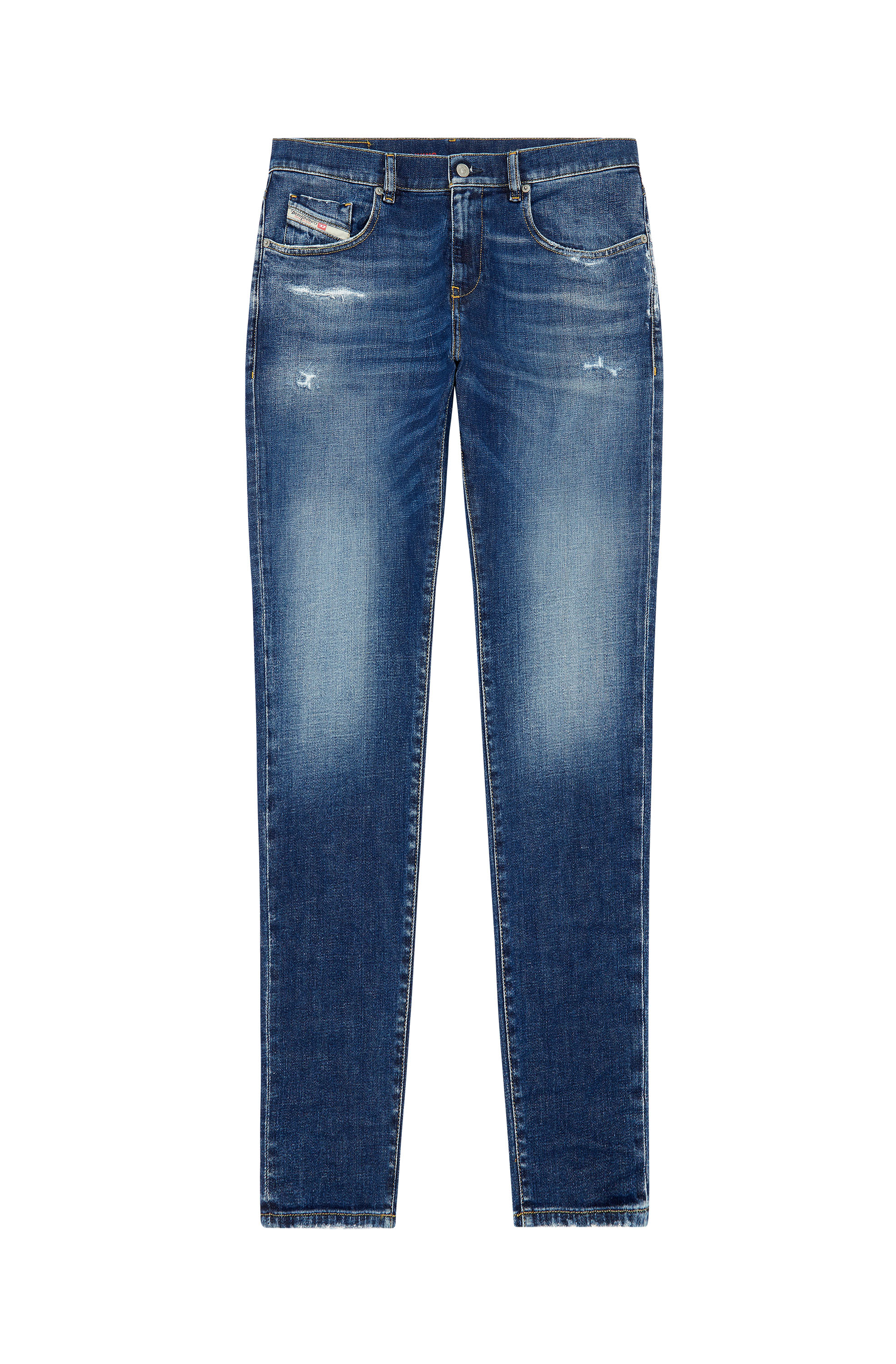 Diesel - Slim Jeans 2019 D-Strukt E9B90, Light Blue - Image 3