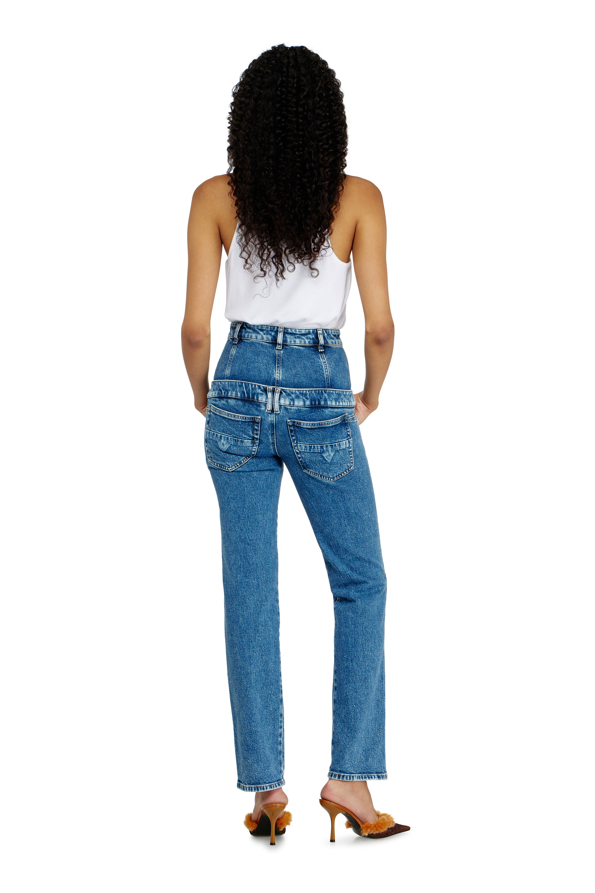 Diesel - Woman's Slim Jeans D-Fynora 007EU, Medium blue - 3
