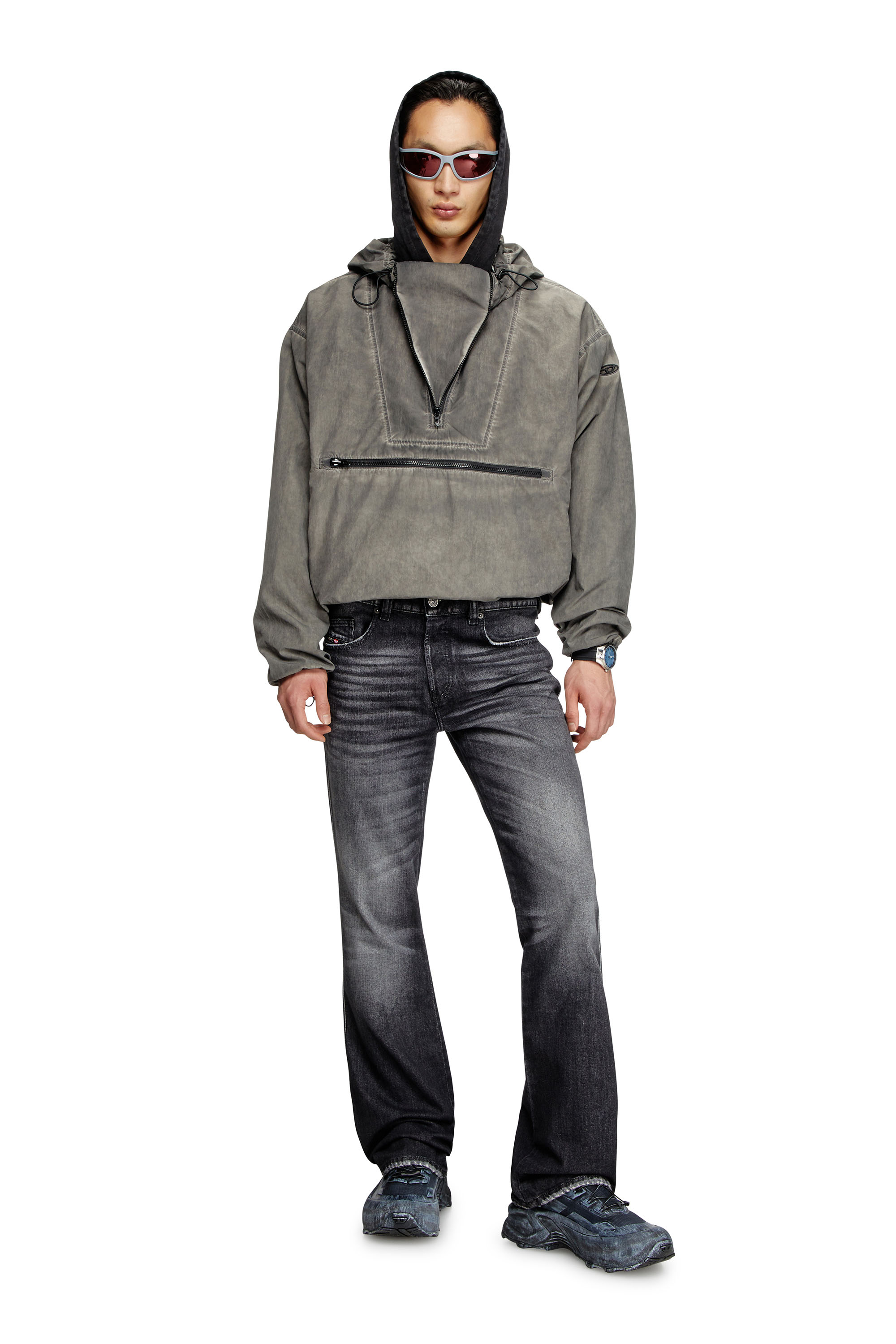 Bootcut Jeans 1998 D-Buck 09L50, Black/Dark grey Diesel - Man's Bootcut Jeans 1998 D-Buck 09L50, Black/Dark grey - 1