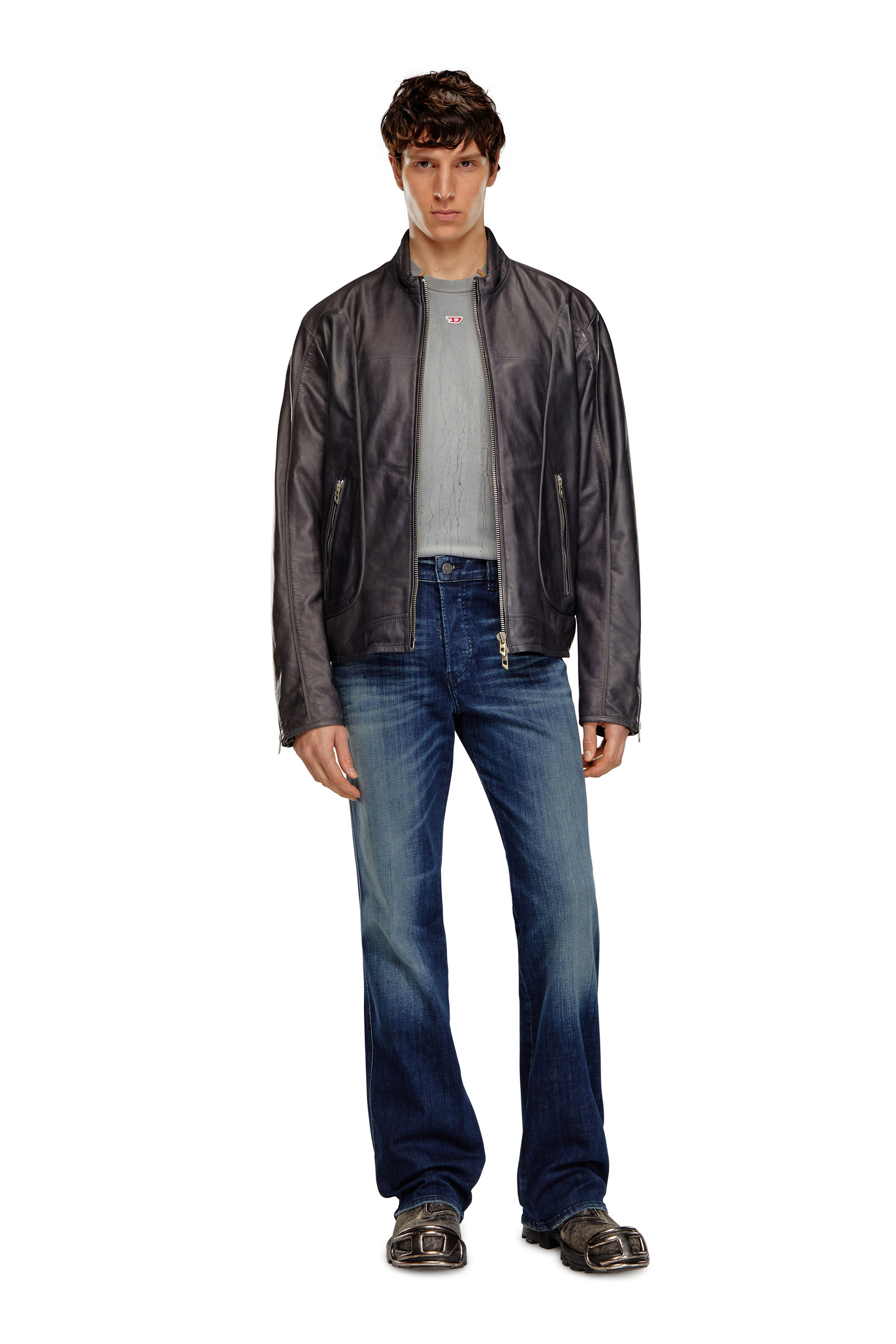 Diesel - Man's Bootcut Jeans 1998 D-Buck 09H35, Dark Blue - 1