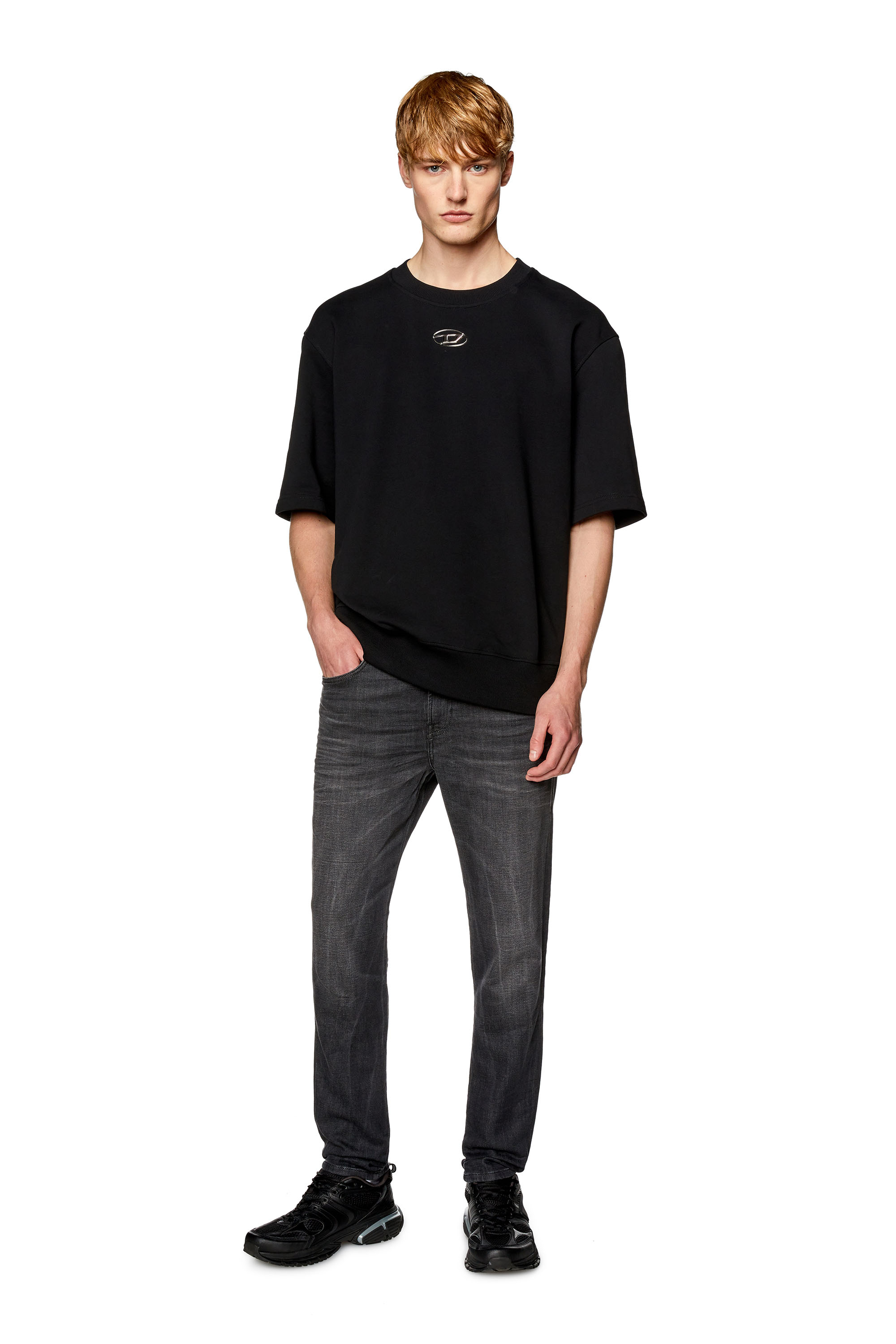 Diesel - Slim E-Spender JoggJeans® 068FS, Black/Dark grey - Image 4