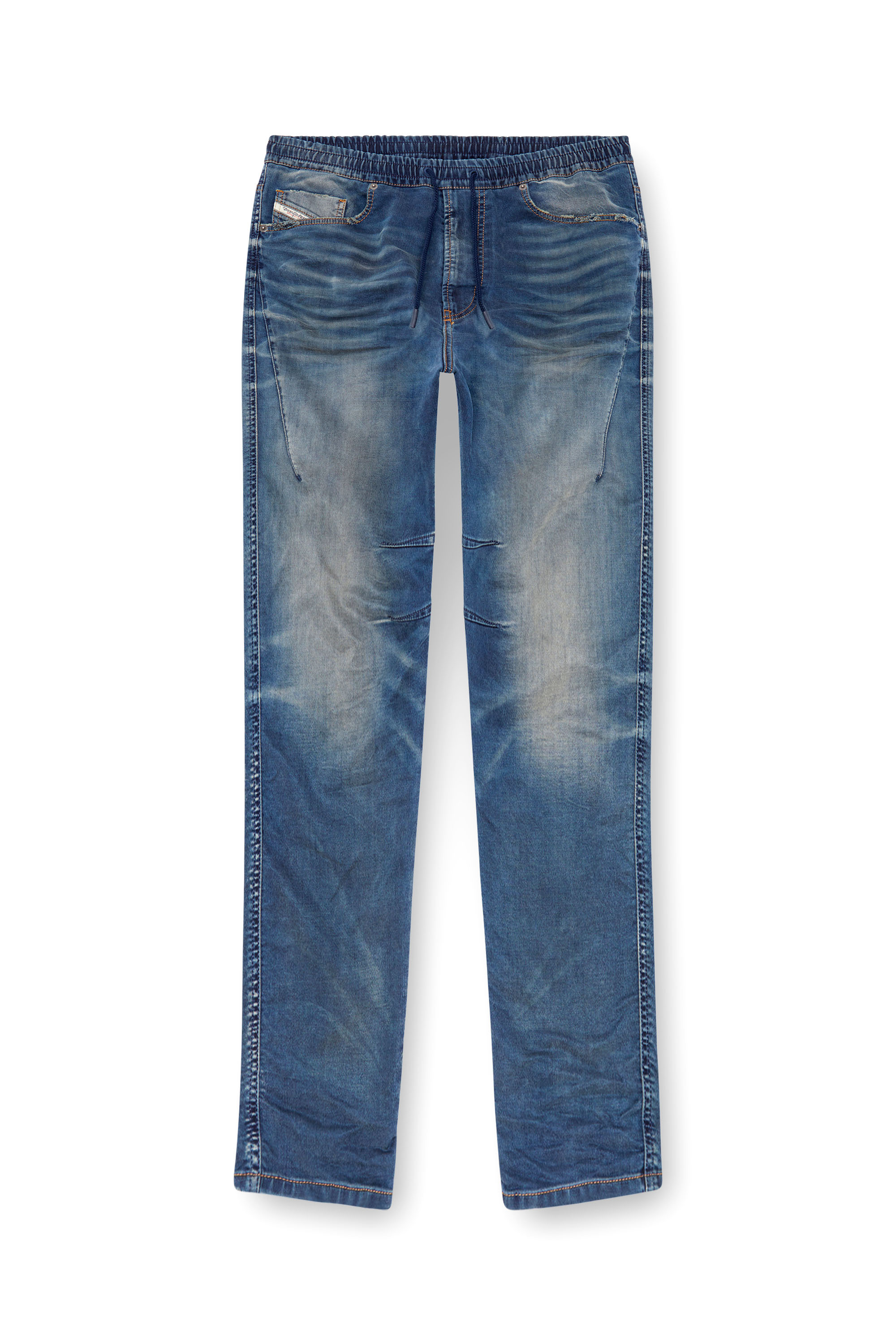 Diesel - Man's Tapered 2040 D-Amage Joggjeans® 068MC, Medium blue - 5