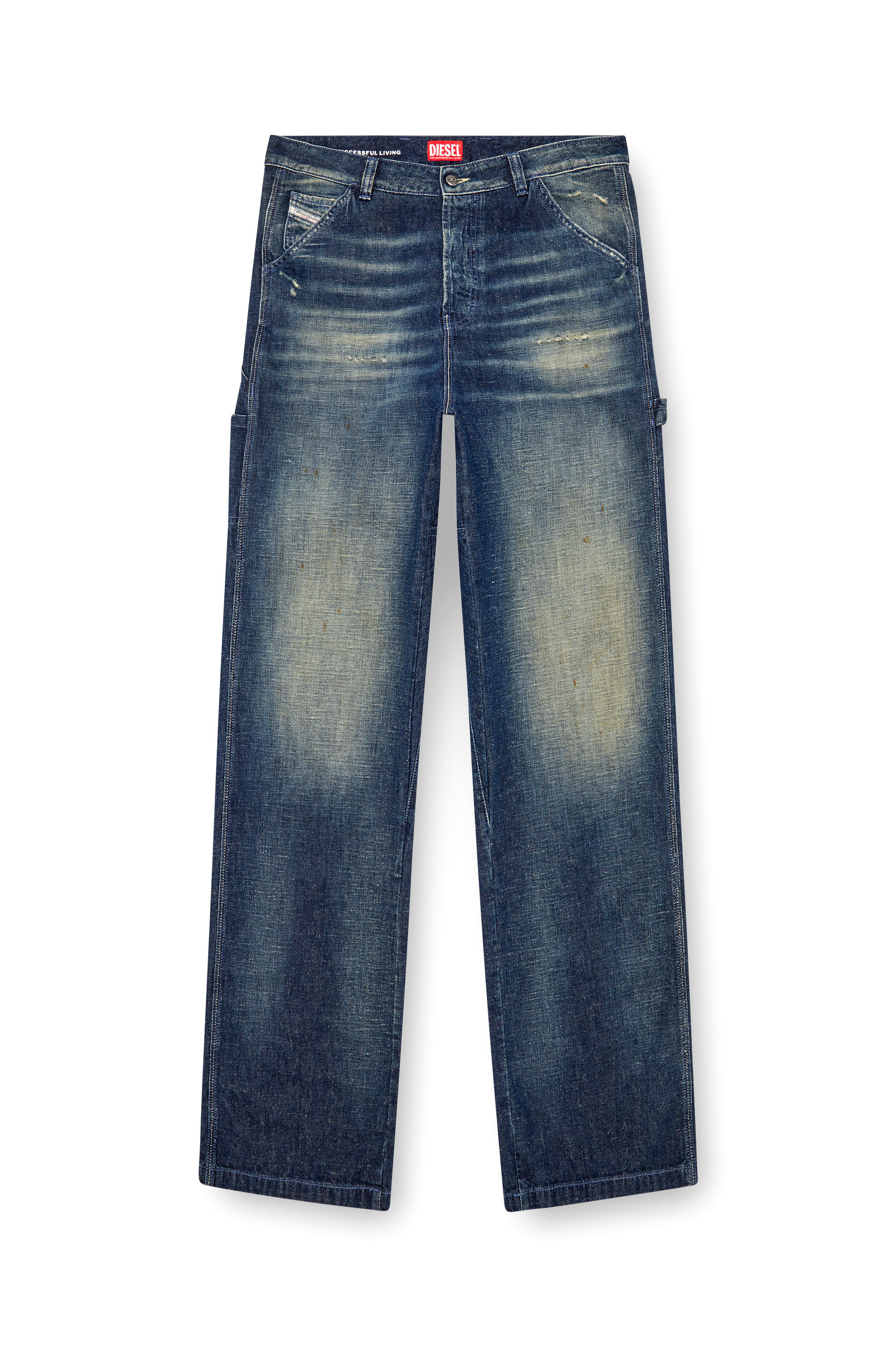 Diesel - Man Straight Jeans D-Livery 09J91, Dark Blue - Image 5