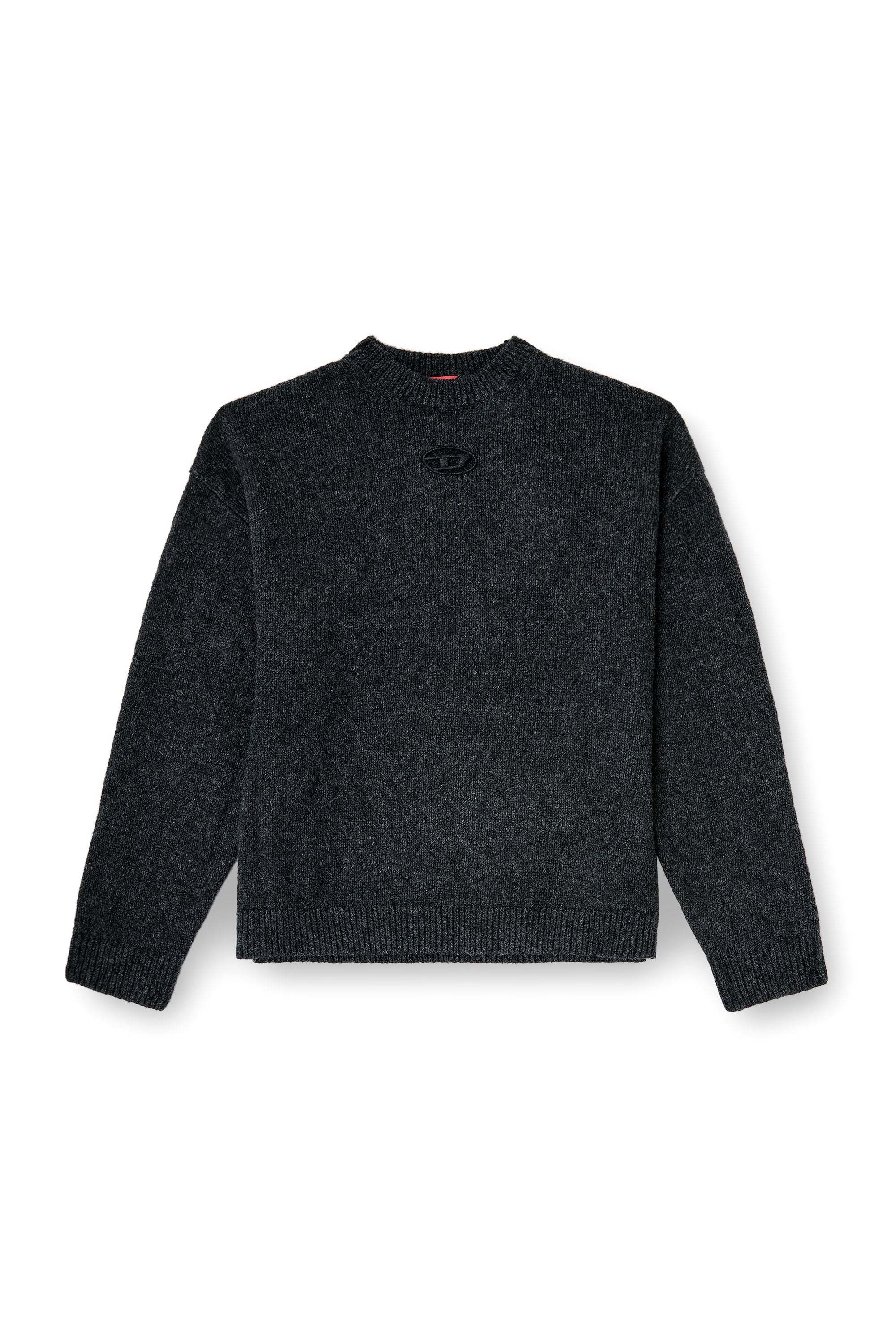 Diesel - K-AREESO, Man's Jumper in wool and alpaca blend in Black - 3