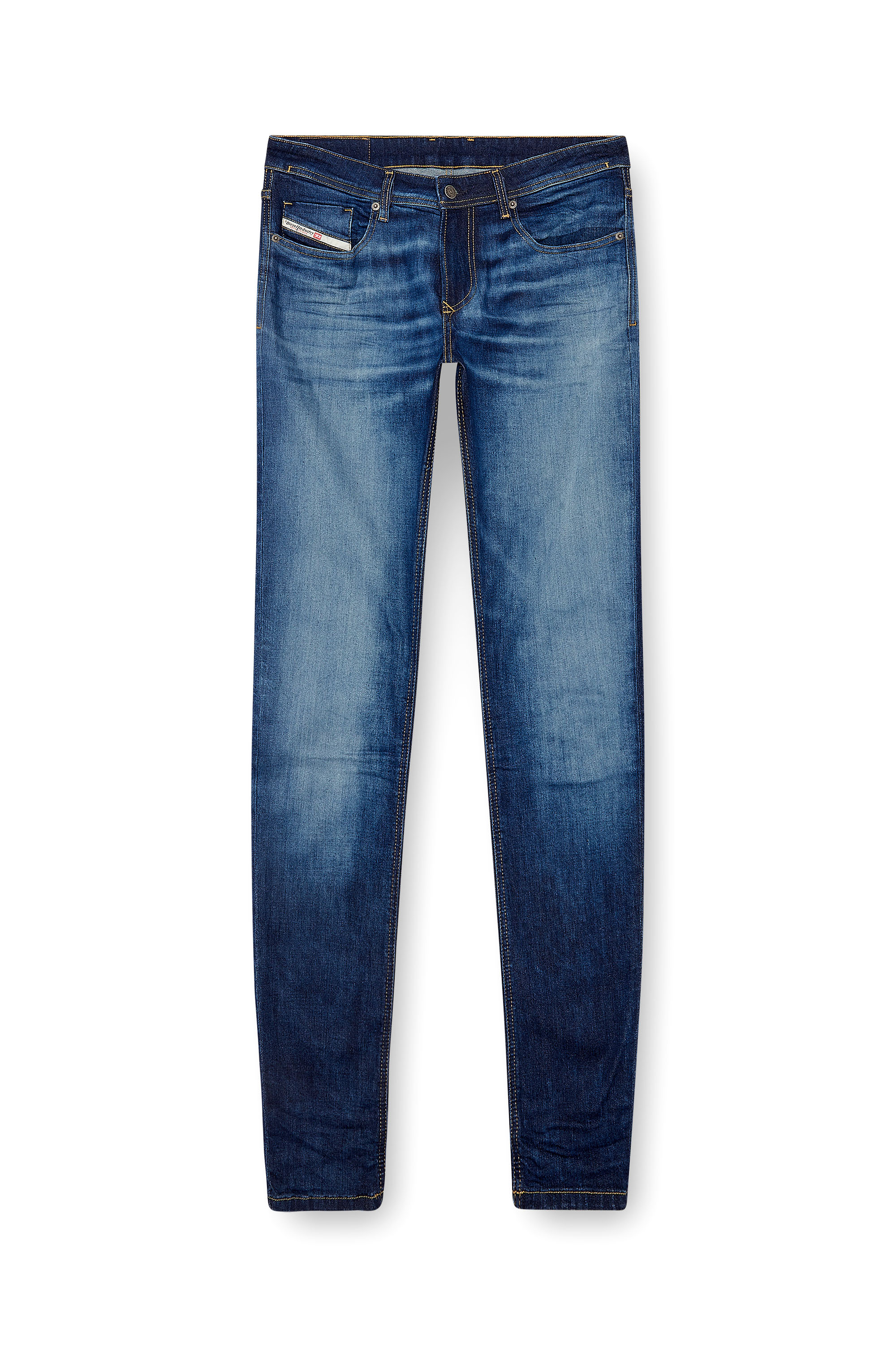 Diesel - Man Skinny Jeans 1979 Sleenker 0PFAV, Dark Blue - Image 3