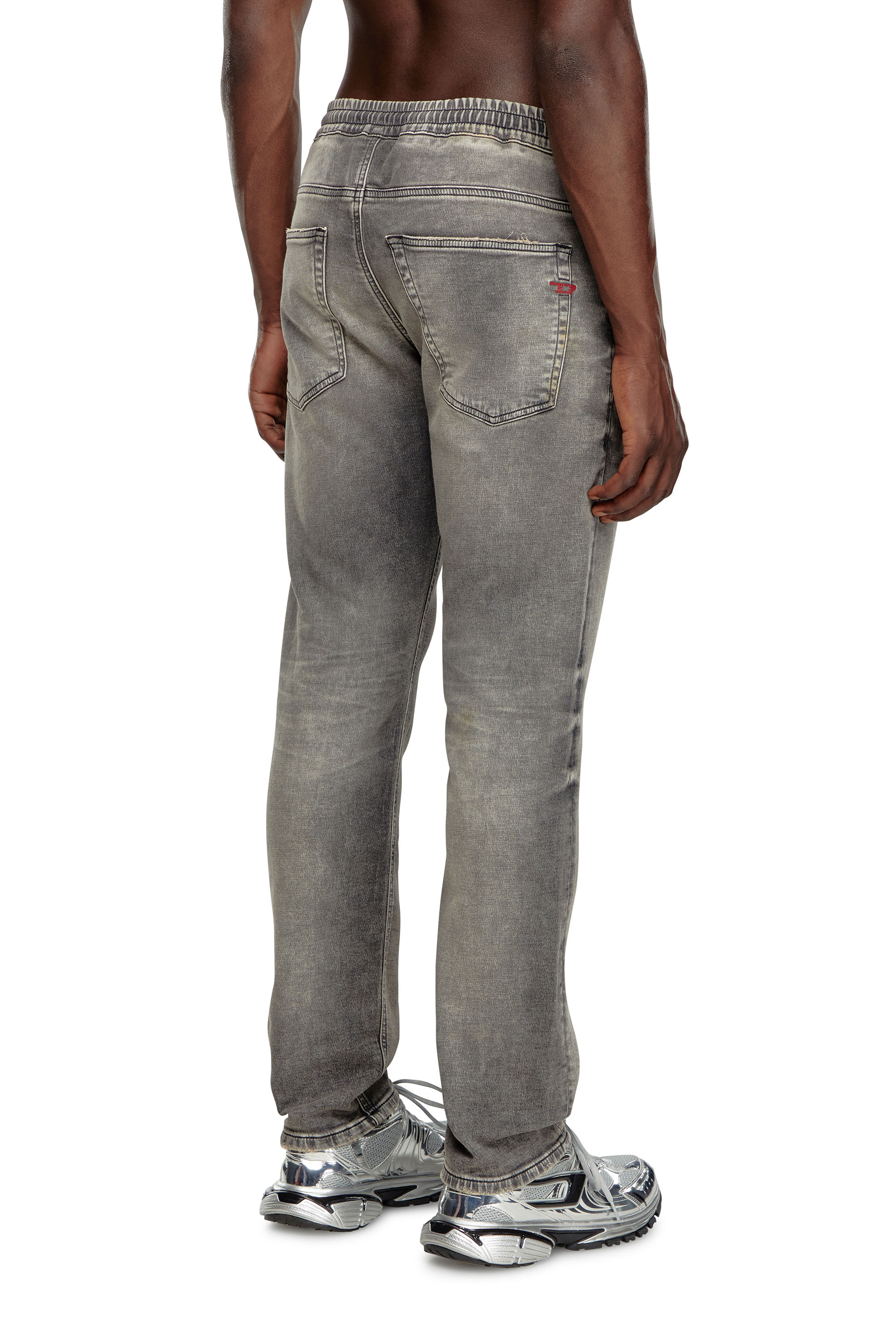 Diesel - Man's Tapered 2030 D-Krooley Joggjeans® 068LQ, Grey - 3