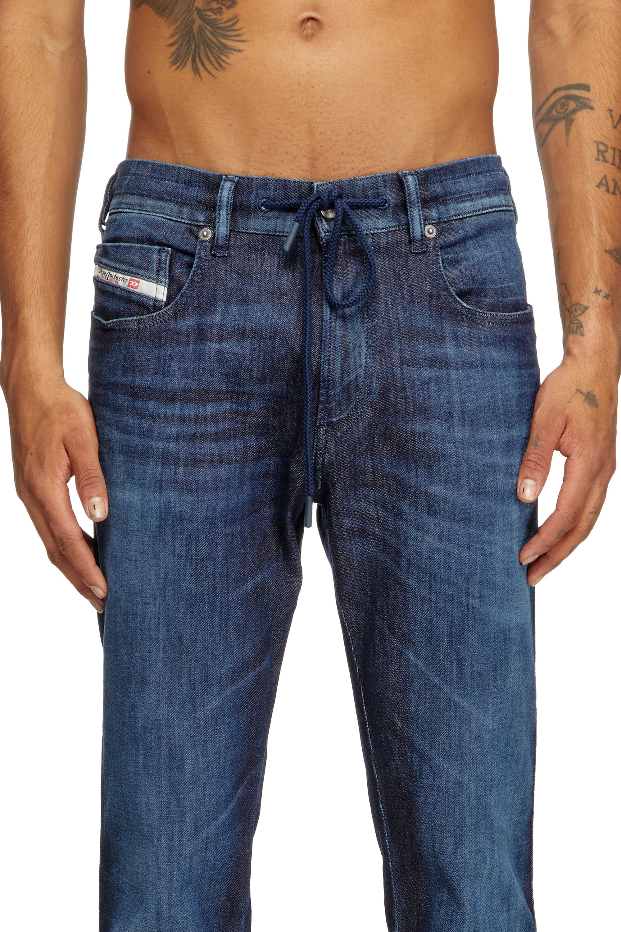 Slim 2062 D-Strukt Joggjeans® 09L11, Dark Blue Diesel - Man's Slim 2062 D-Strukt Joggjeans® 09L11, Dark Blue - 5