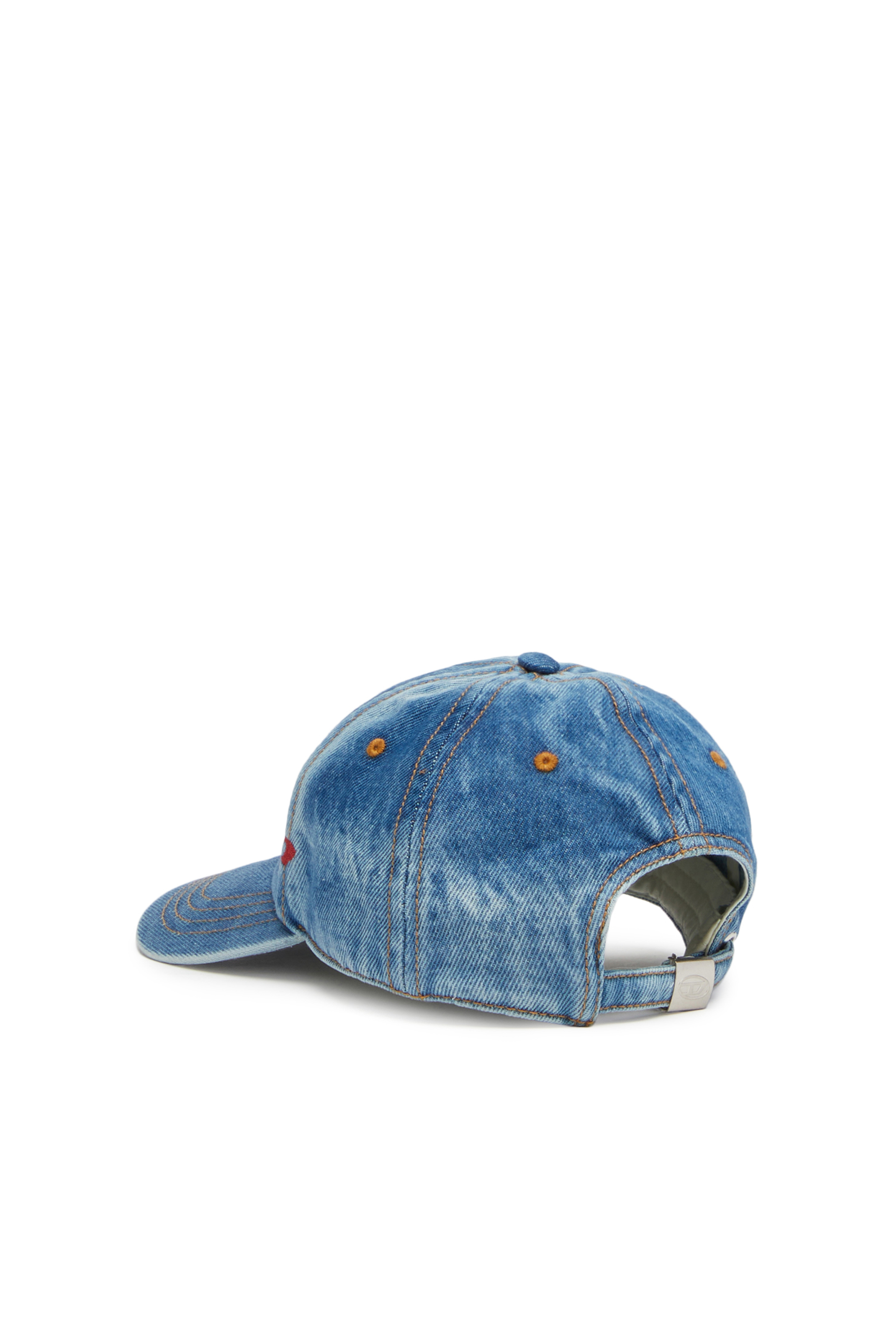 Diesel - C-LIB-2, Man's Baseball cap in denim in Blue - 2