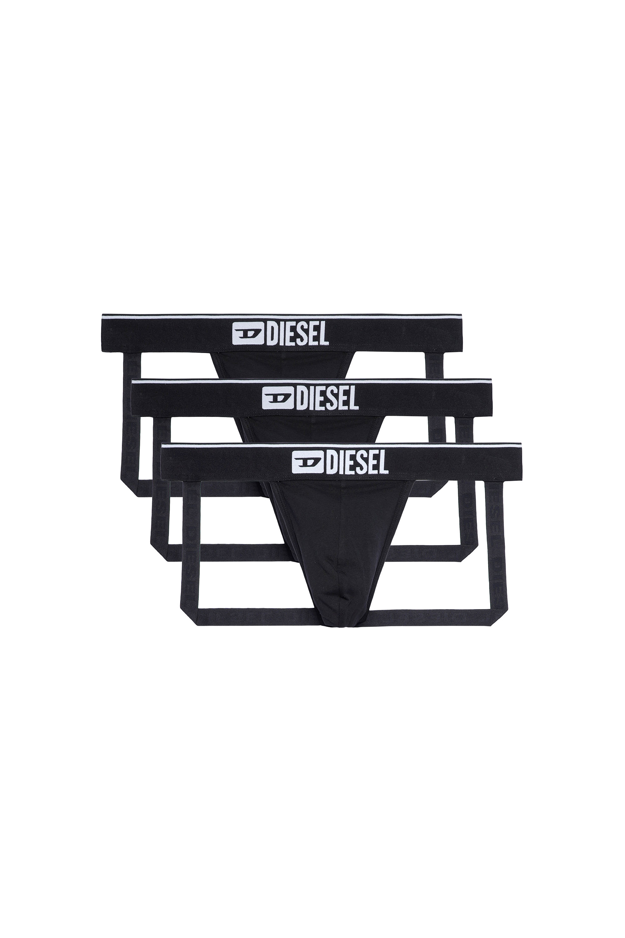 Three-pack jockstraps with front logo