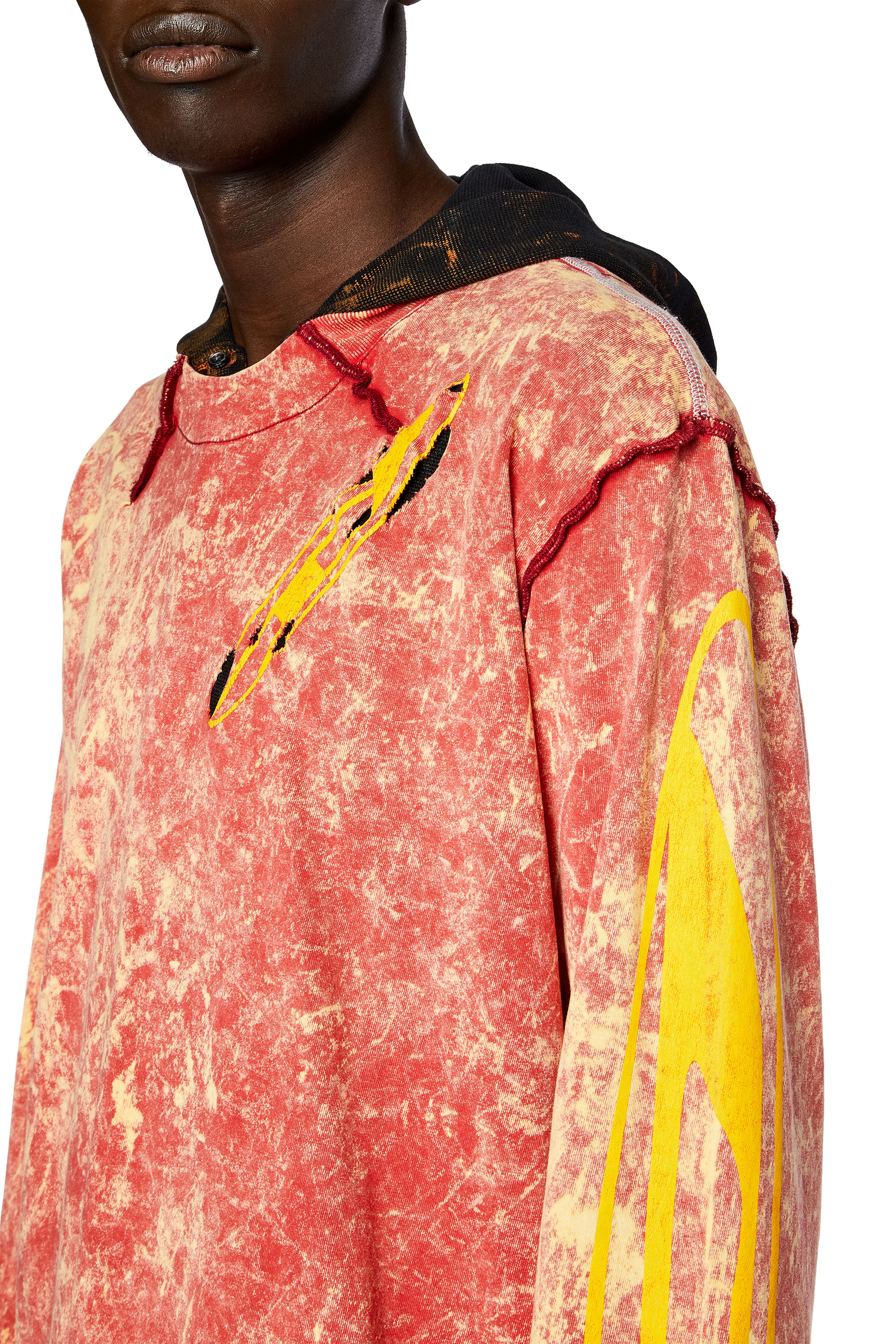 Diesel - T-CRAMIVOLKK-LS, Red - Image 3