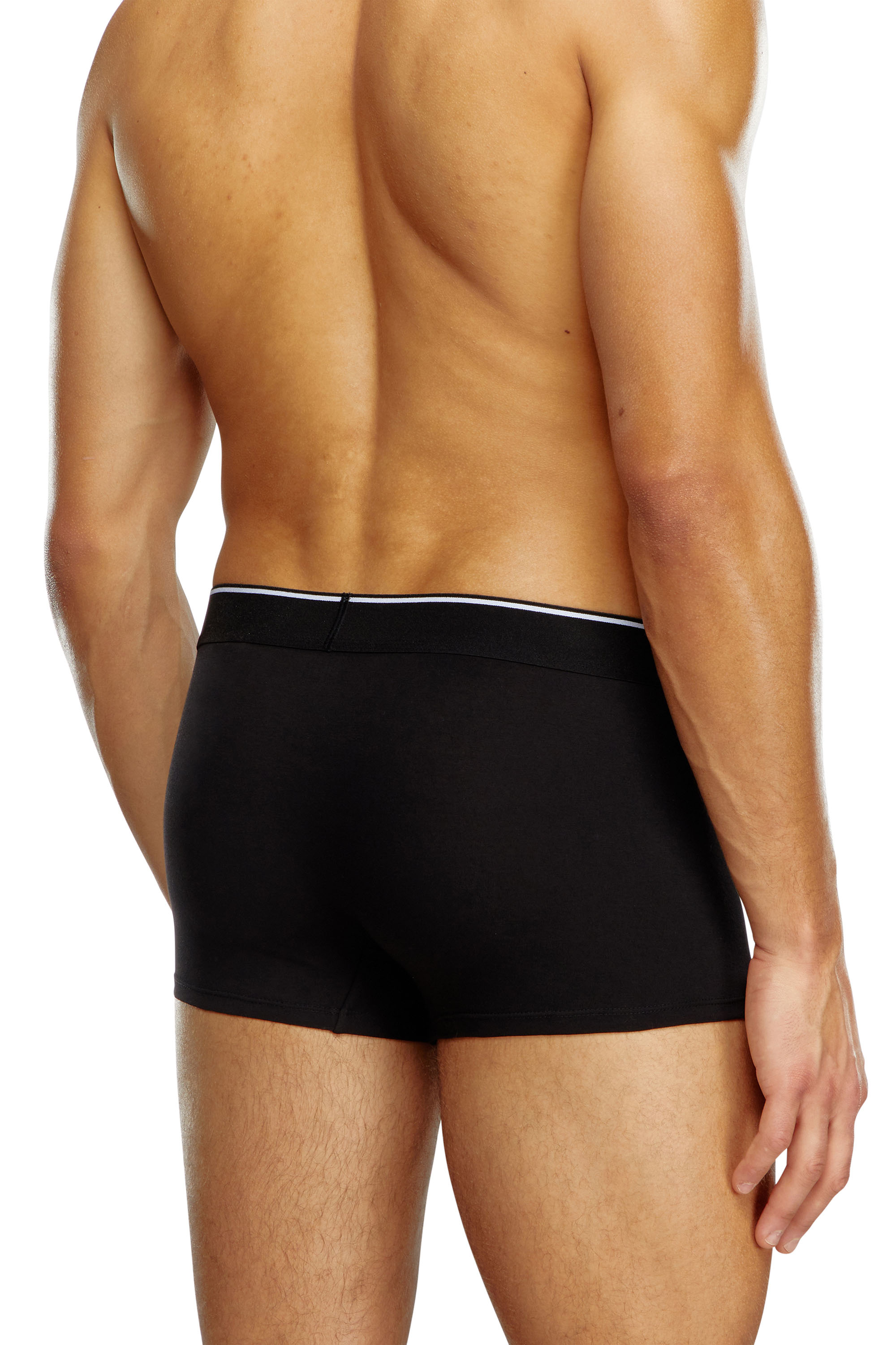 Diesel - UMBX-DAMIENTHREEPACK, Man's Three-pack of plain boxer in Black - 4