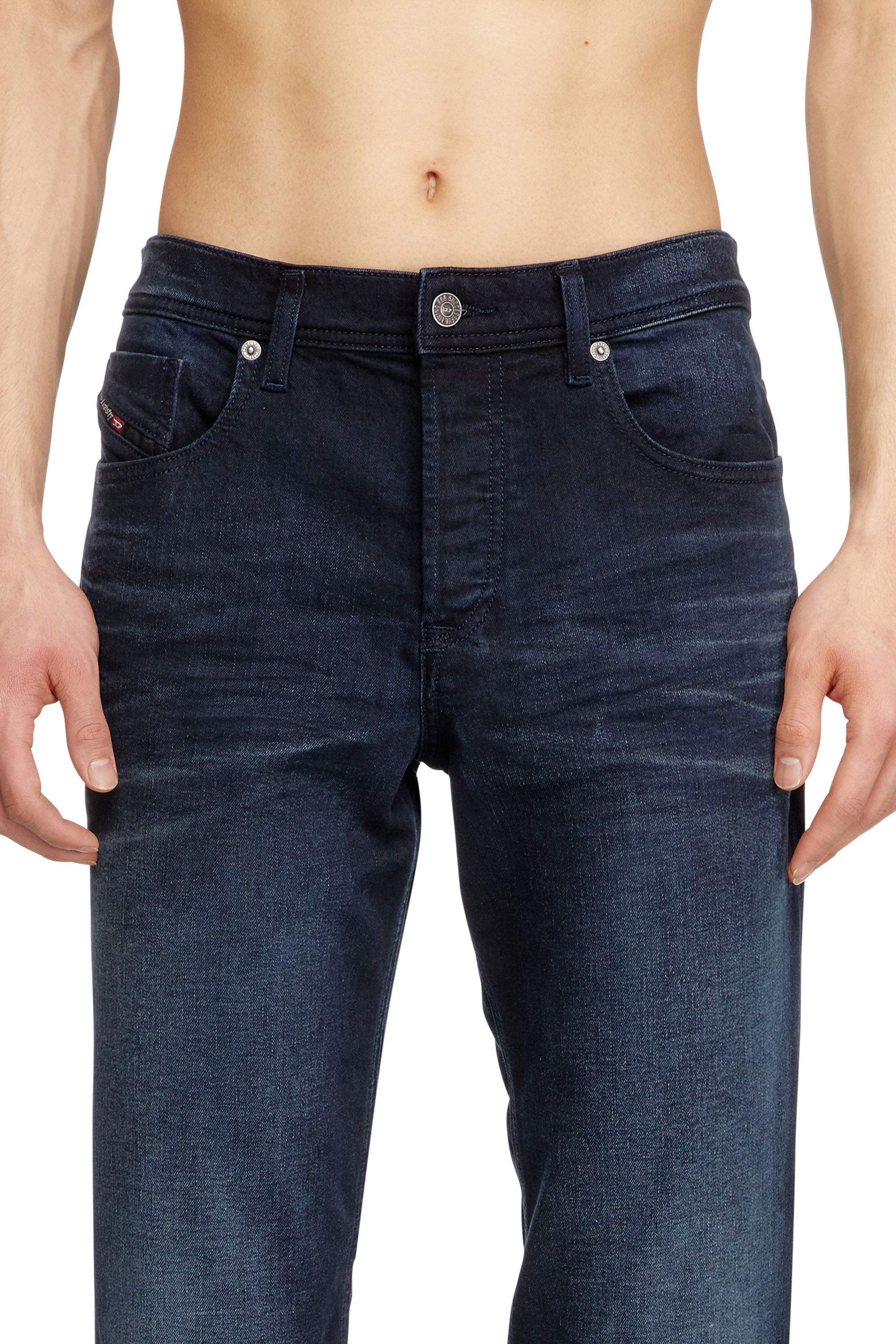 Regular Jeans 2023 D-Finitive 0BMBX, Dark Blue Diesel - Man's Regular Jeans 2023 D-Finitive 0BMBX, Dark Blue - 5
