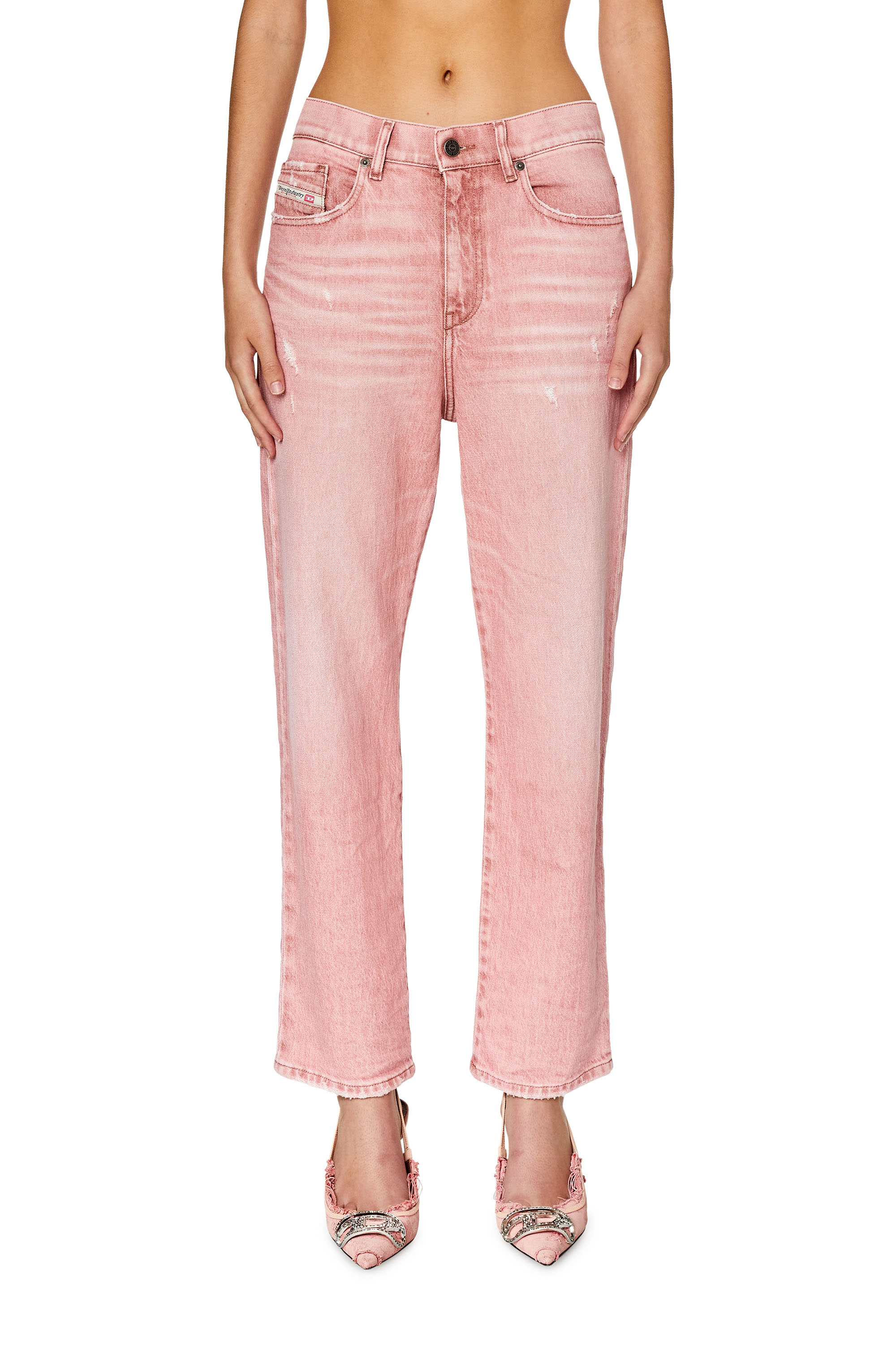 Diesel - Boyfriend Jeans 2016 D-Air 09G52, Pink - Image 1