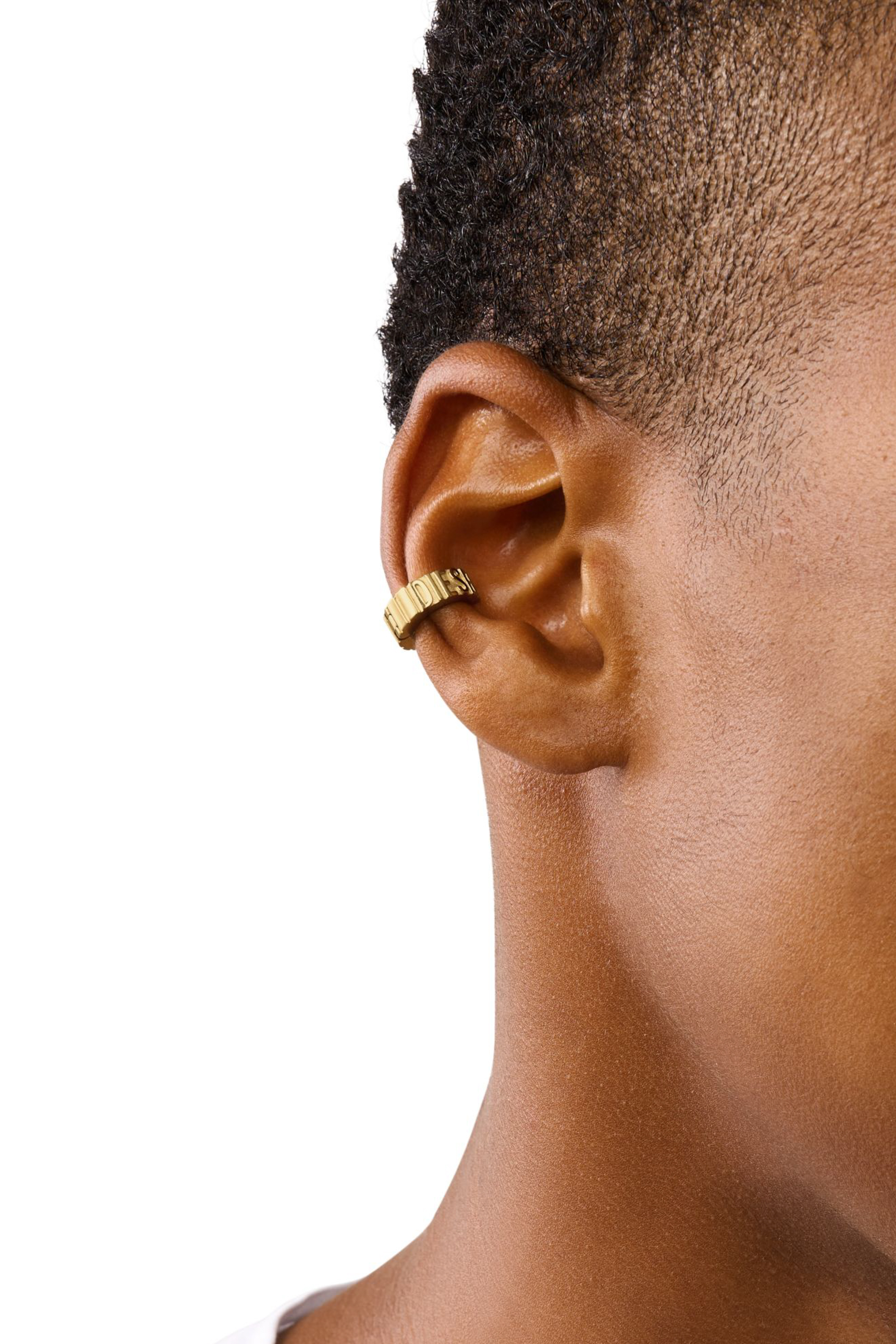 Diesel - DX1565710 JEWEL, Unisex's Gold-Tone Stainless Steel Cuff Earring in Gold - 3