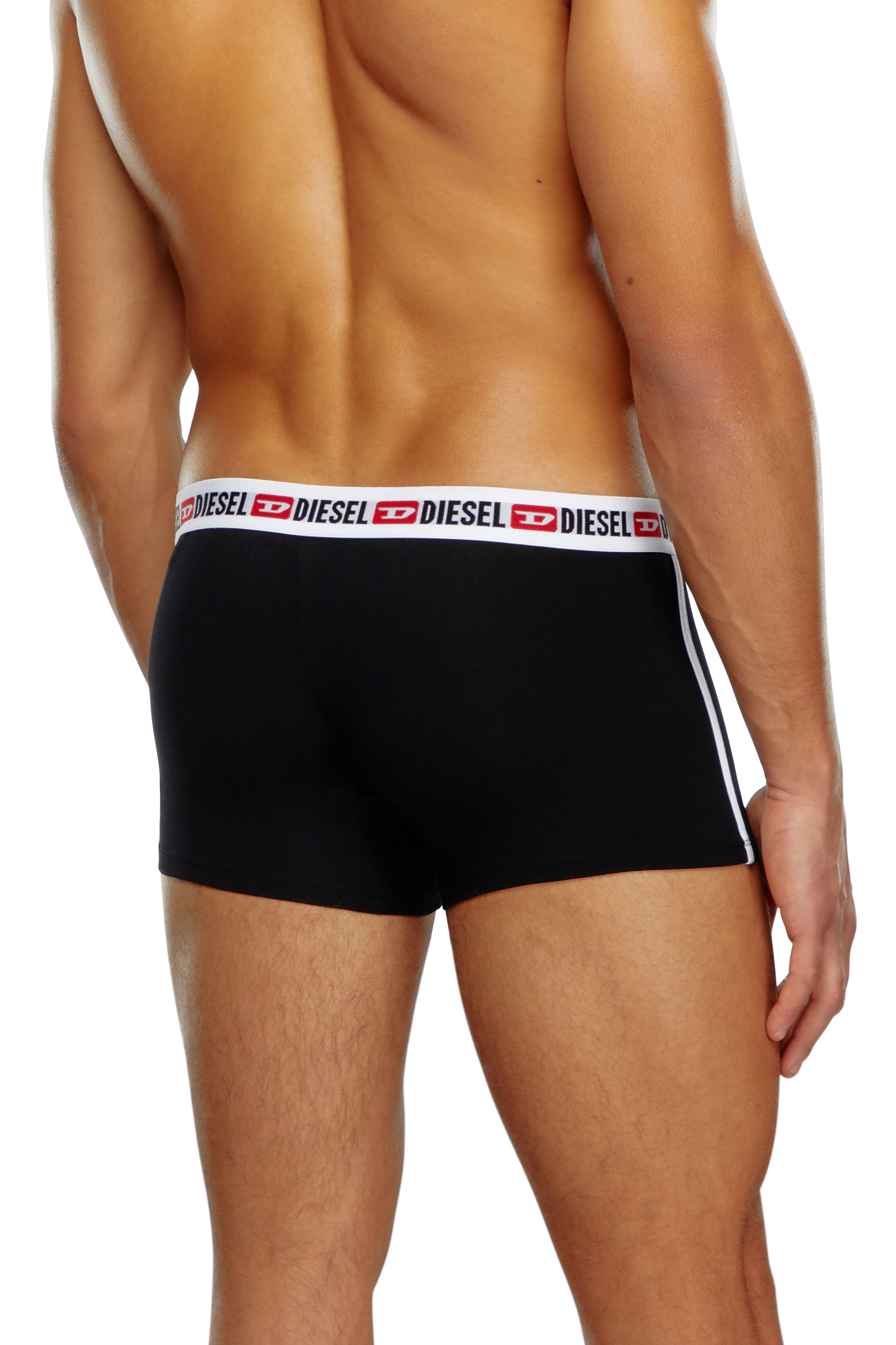 Diesel - UMBX-SHAWNTHREEPACK, Man's Three-pack boxer briefs with side band in Black - 3