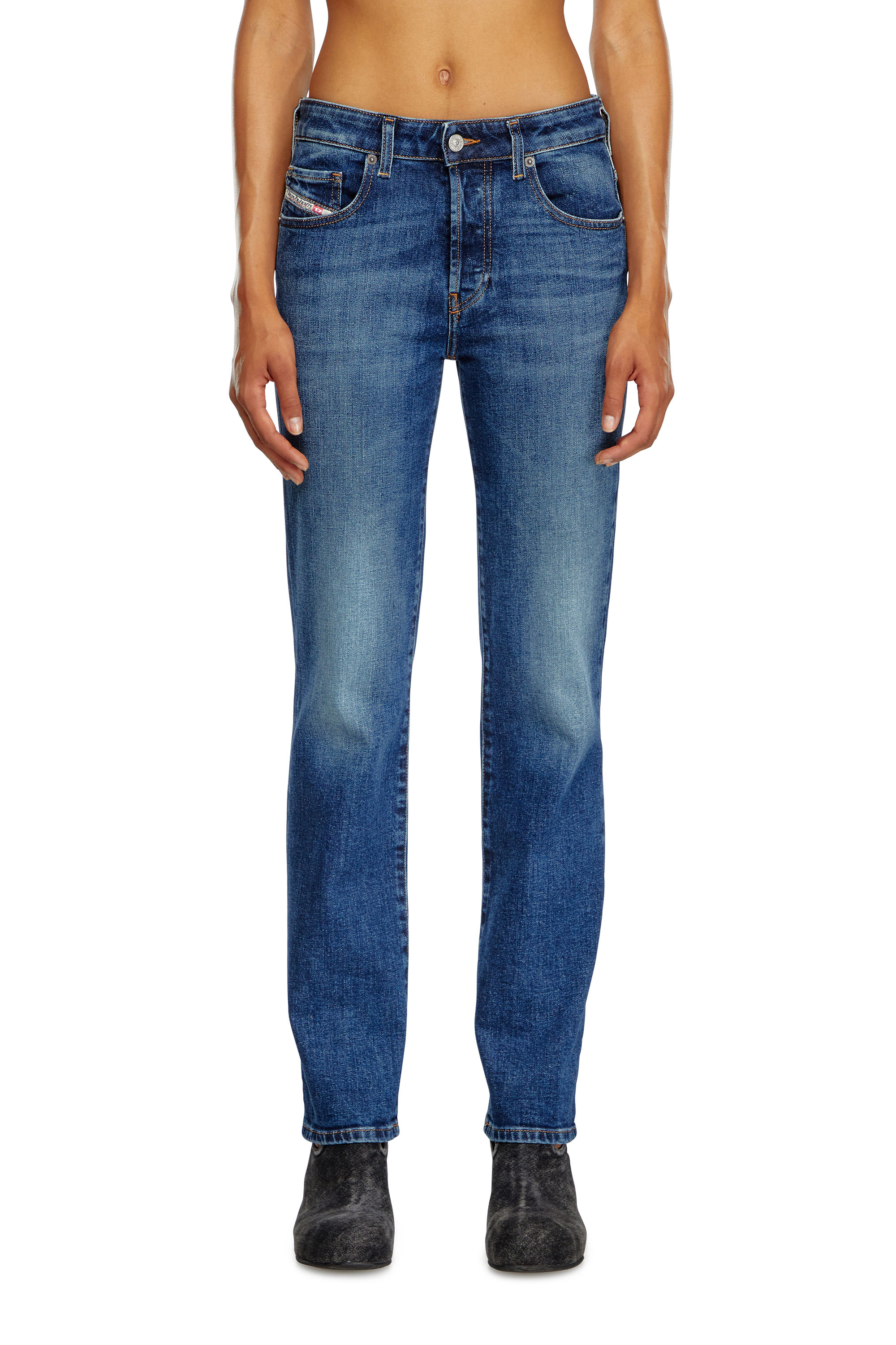 Regular Jeans 1989 D-Mine 09I28, Dark Blue Diesel - Woman's Regular Jeans 1989 D-Mine 09I28, Dark Blue - 3