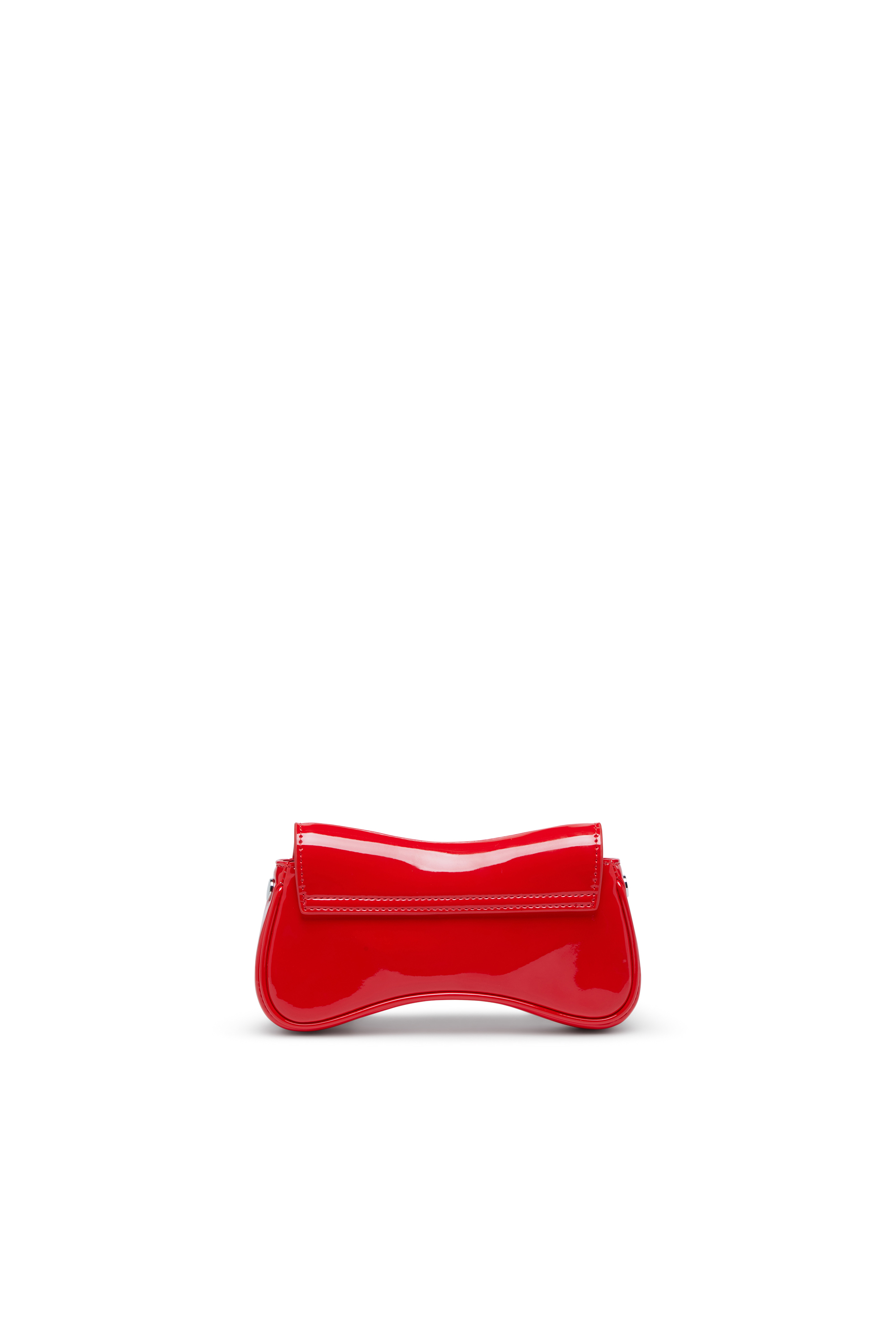 Diesel - PLAY CROSSBODY XS, Woman's Play-Small crossbody bag glossy in Red - 4